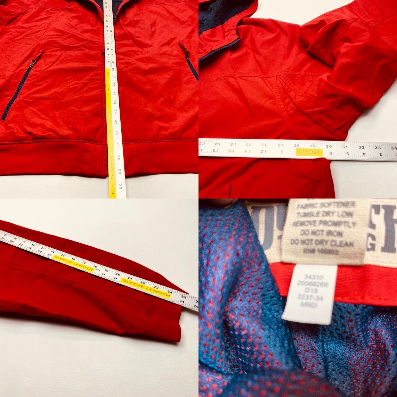Vintage Duluth Trading Jacket Mens 2XL Red Lightweight Hooded Grab Jacket Lined EUC 7914 Size US XXL / EU 58 / 5 - 8 Thumbnail