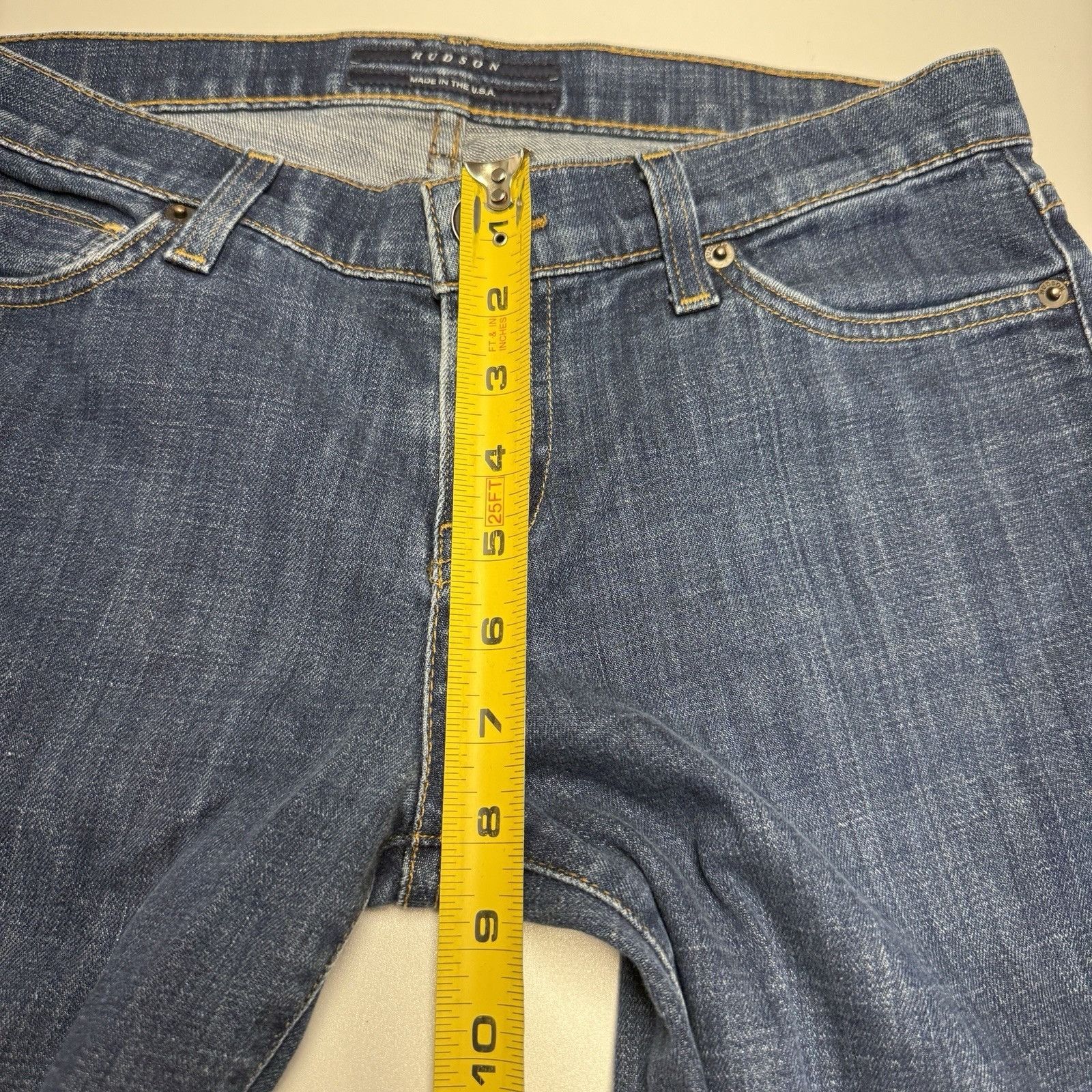 Hudson Vintage Hudson Jeans Womens 29 Dark Wash Blue Y2K 2000s Engl Size 29" - 10 Thumbnail