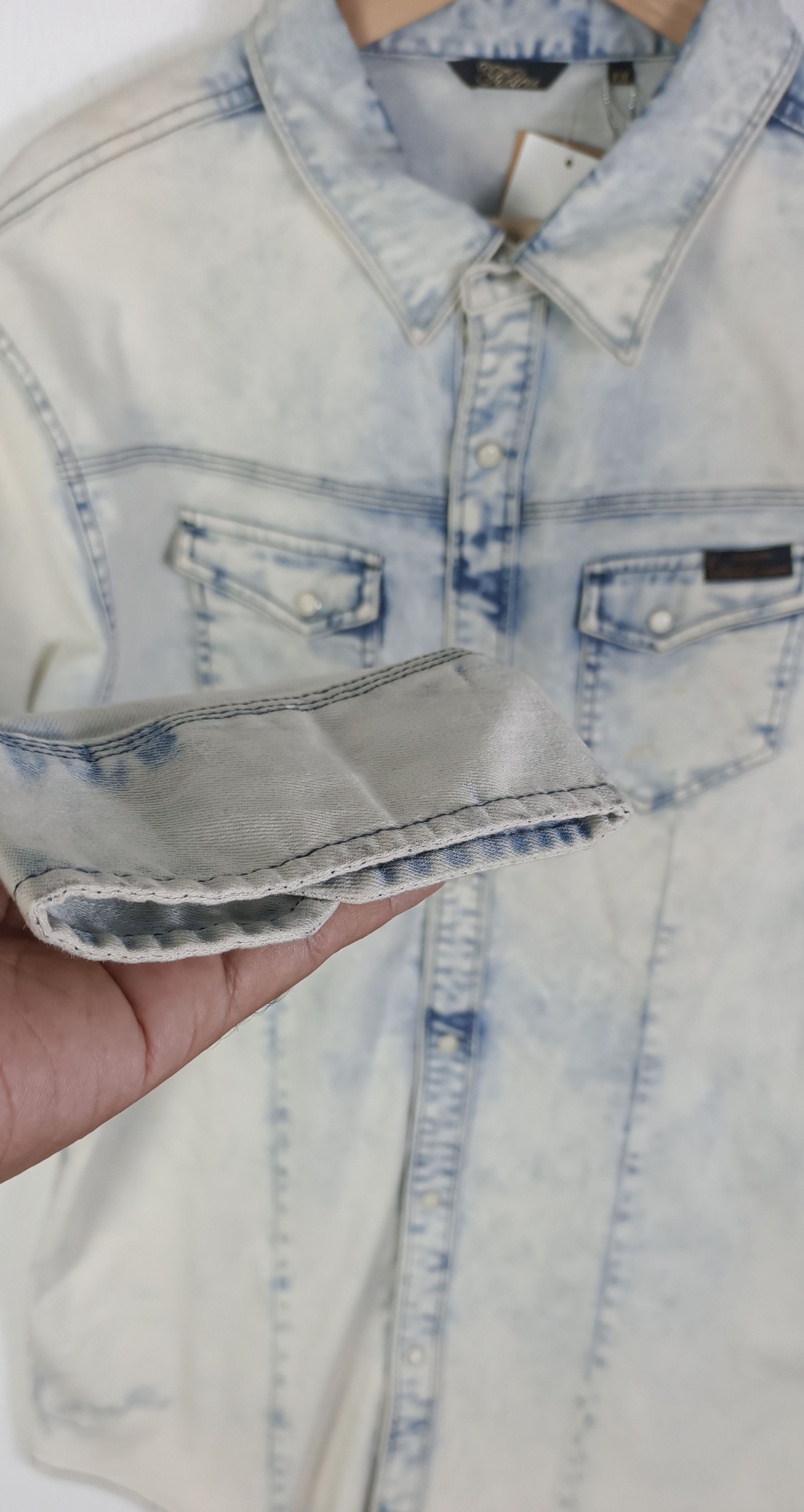 Karl Kani Karl Kani Western Rock Button Denim With Tag Size US M / EU 48-50 / 2 - 7 Thumbnail