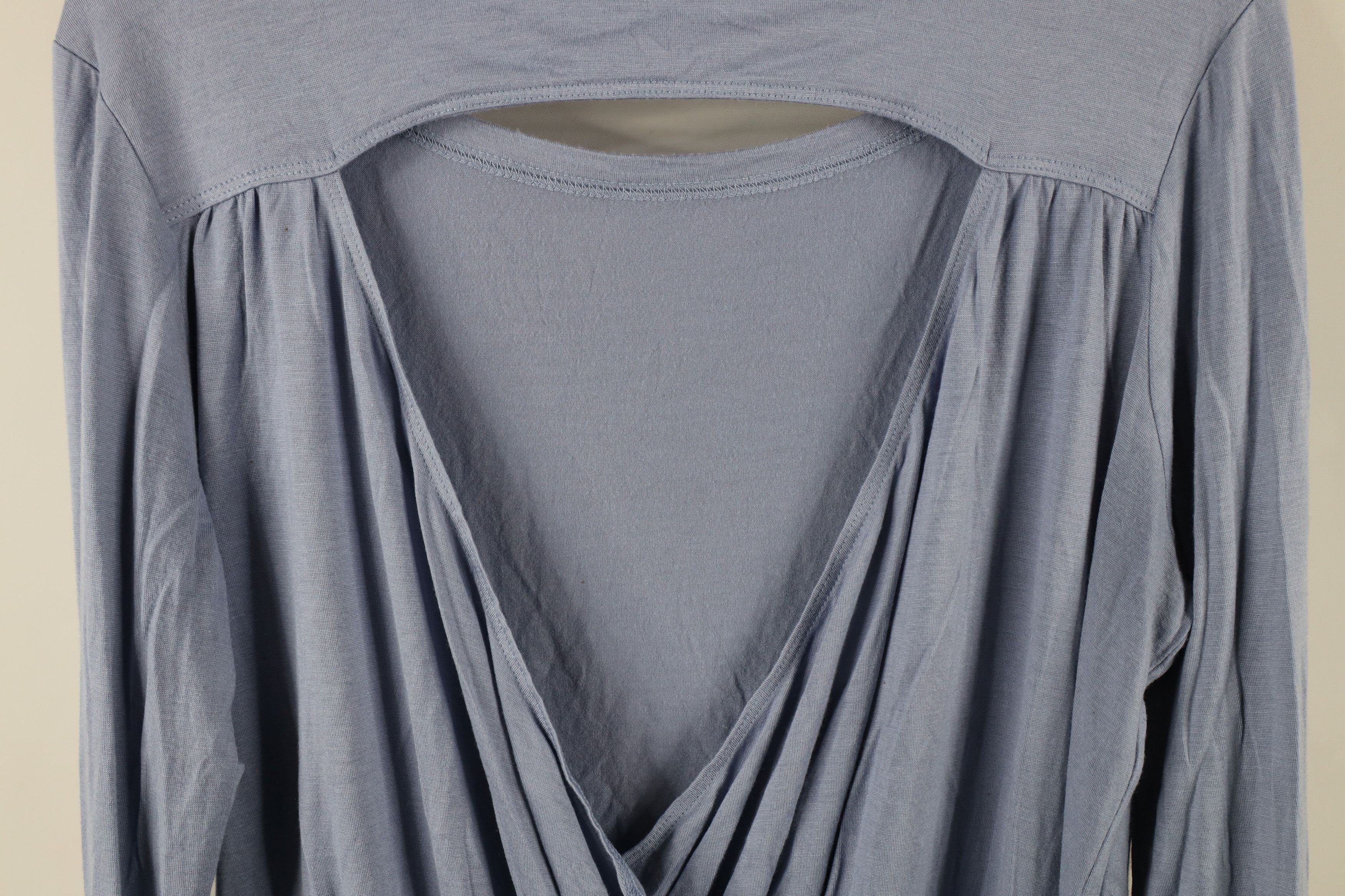 Prana × Vintage prAna Knit Stretch Synergy Long Sleeve Yoga Top Shirt Blue Size XL / US 12-14 / IT 48-50 - 8 Thumbnail