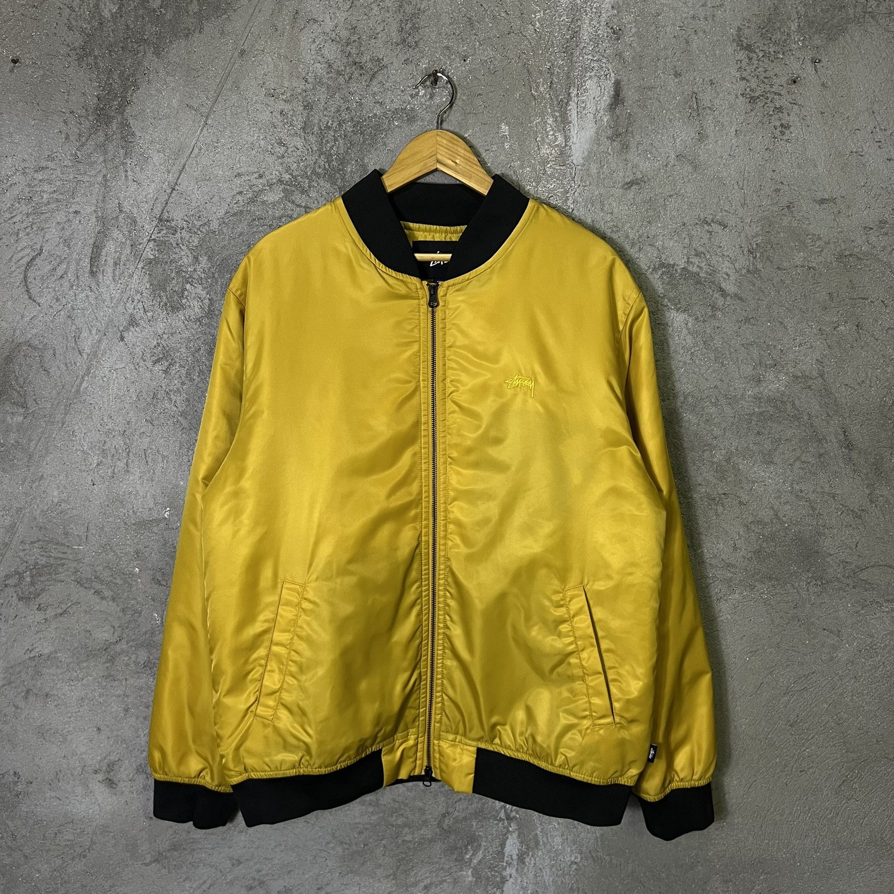 Stussy Stussy NY Chapter Satin Varsity Jacket | Grailed