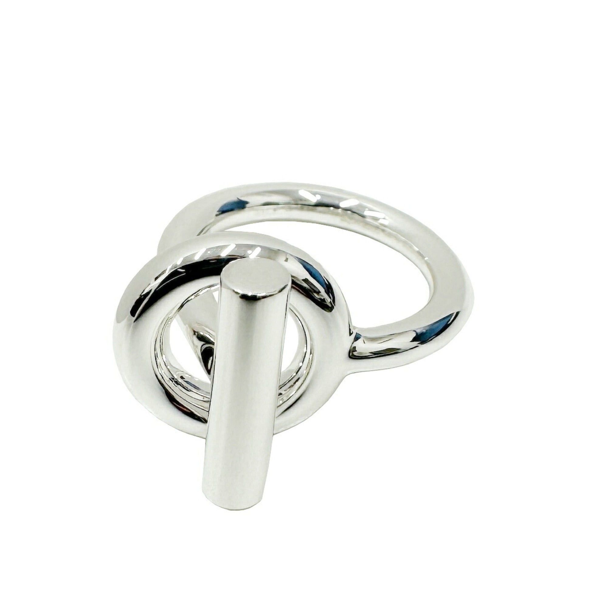 image of Hermes Echape Ring 52 52 No. 11.5 Silver Silver Ag925 Men's Women's