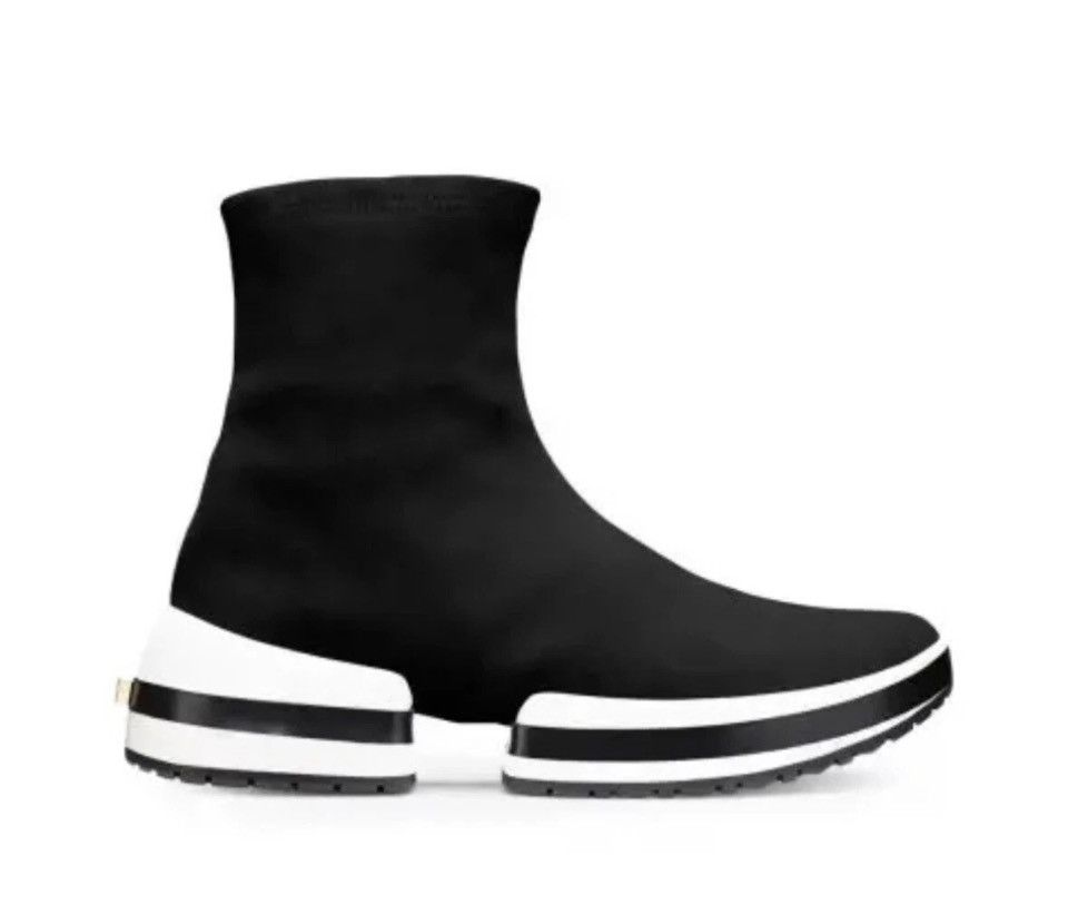 Stuart Weitzman STUART WEITZMAN SW612 BOOTIE SUEDE HIGH TOP SNEAKER SUEDE Size US 8.5 / IT 38.5 - 2 Thumbnail