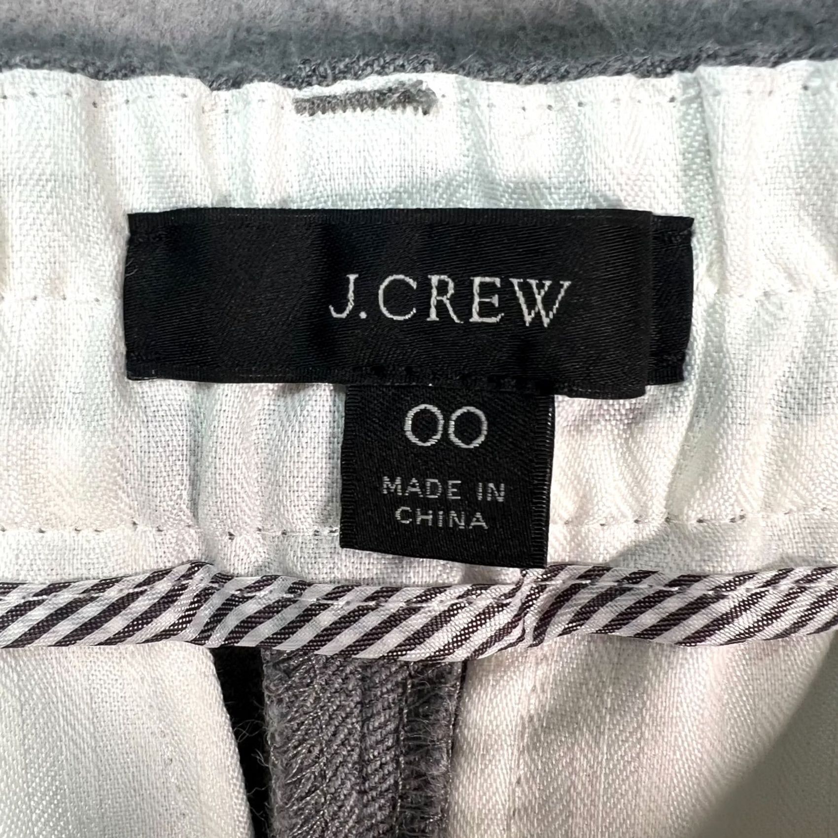 J.Crew J.CREW Womens 00 Gray Wool-Blend Pleated Dress Pants w/ Belt Pants Dress Mens Mens Girls Ladies Size 24" / US 00 / IT 34 - 3 Thumbnail