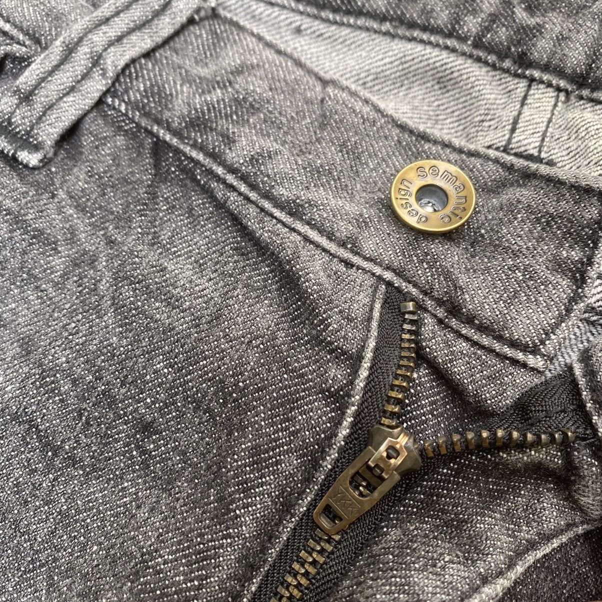 Beauty Beast Semanticdesign Jeans Faded Black Denim Size US 31 - 6 Thumbnail