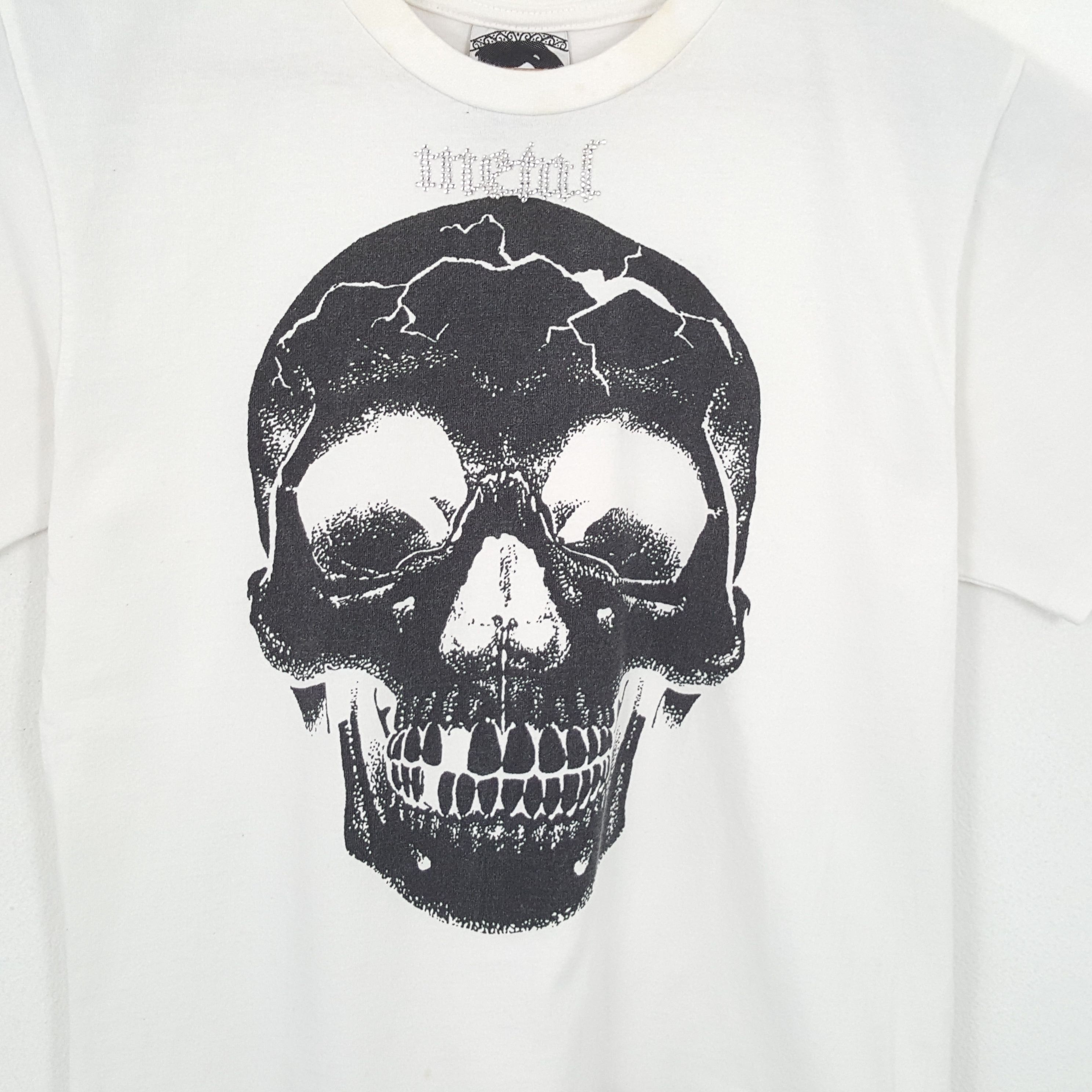 Vintage HYSTERIC GLAMOUR Japanese Skull Design T-Shirts