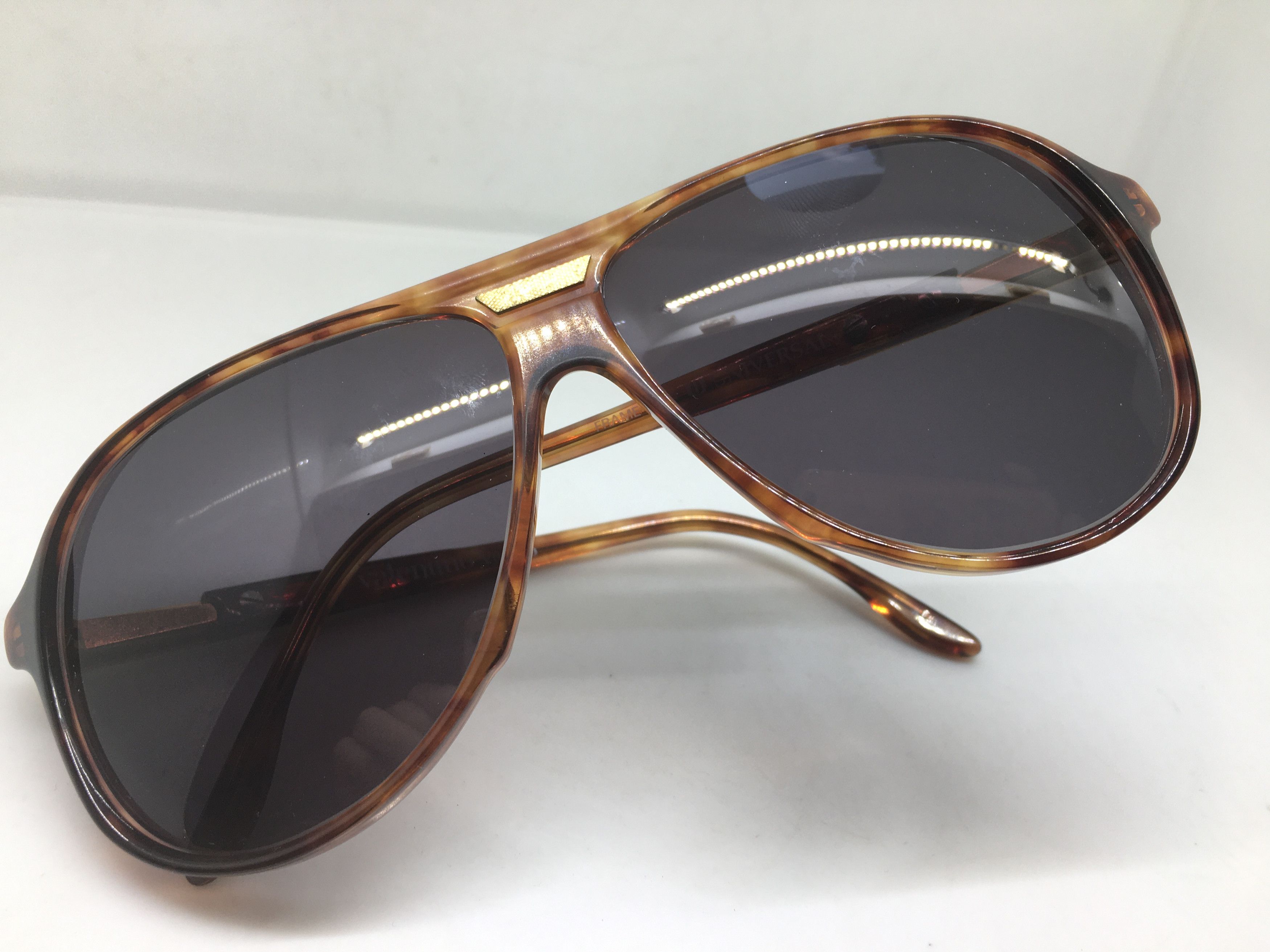 Valentino Vintage Valentino Vittorio Aviator Sunglasses Frame Itlay Size ONE SIZE - 7 Thumbnail