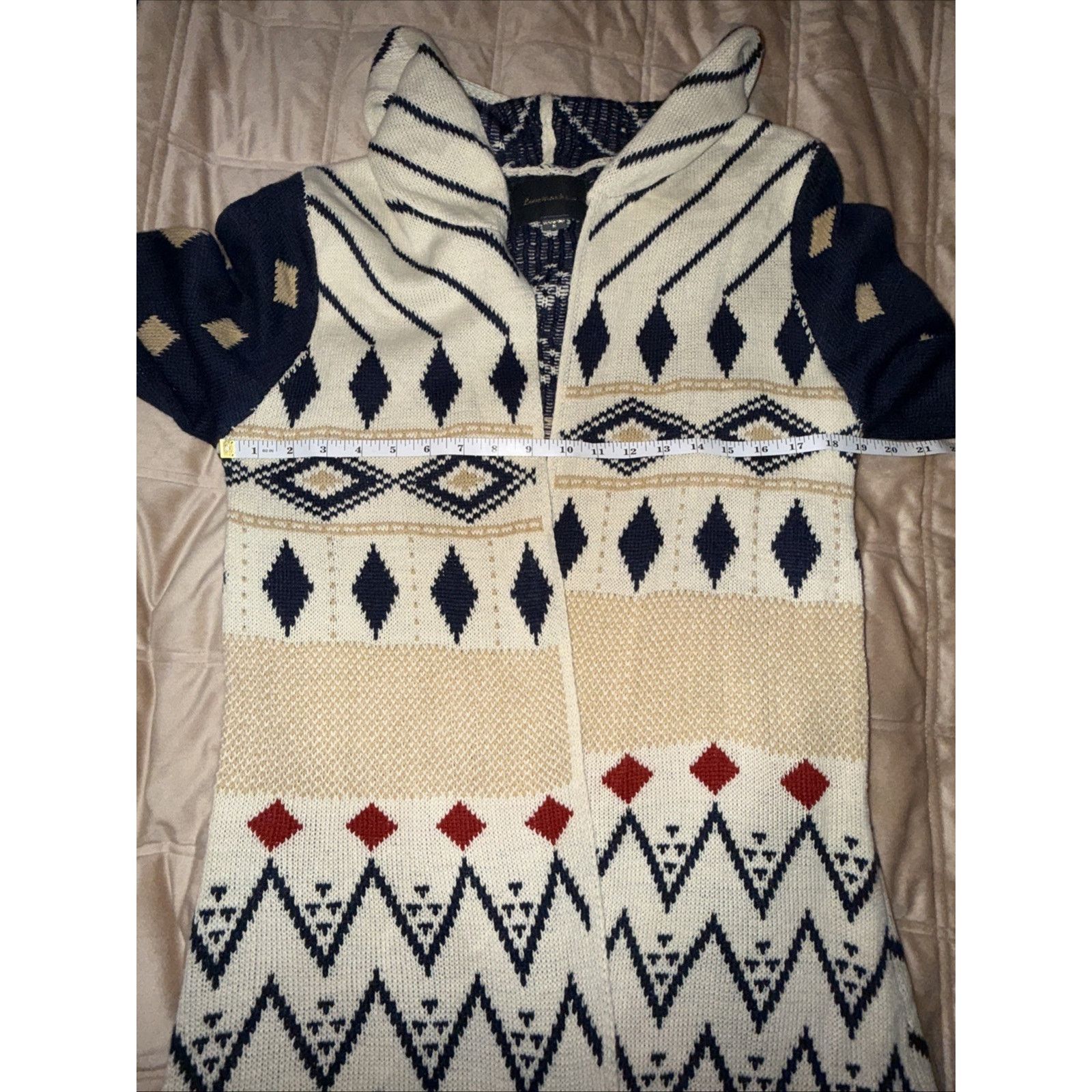 Other Love Marks Women's Aztec Southwest Tribal Cardigan Duster M Size M / US 6-8 / IT 42-44 - 9 Thumbnail