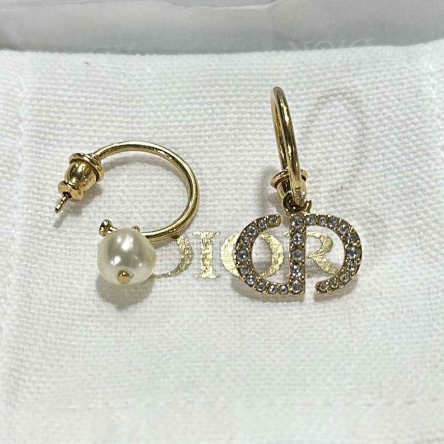 Dior Dior Gold Earrings OS Women Size ONE SIZE - 1 Thumbnail