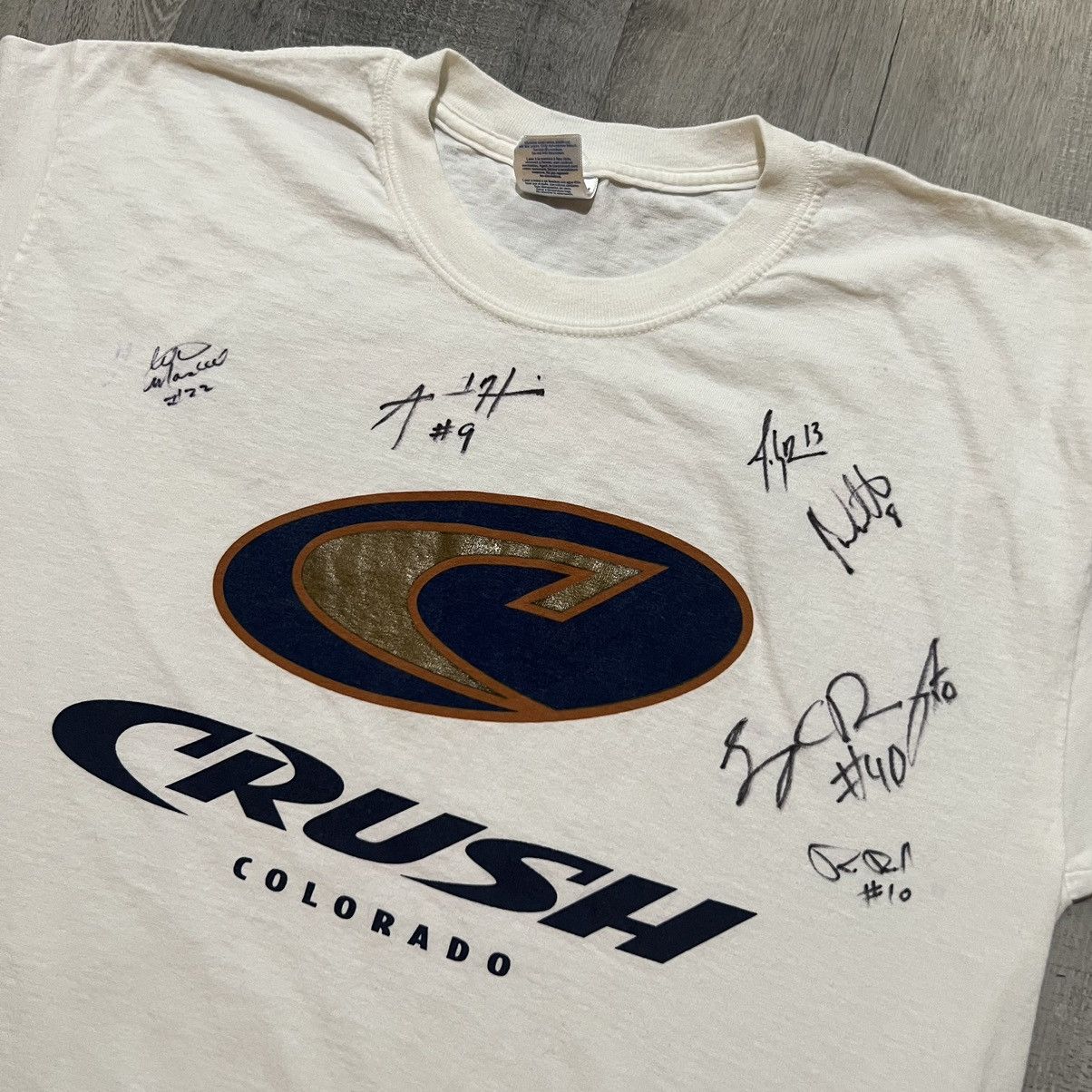 Gildan VTG Colorado Crush AFL Arena Football Autographed Toyota Tee Size US L / EU 52-54 / 3 - 2 Thumbnail