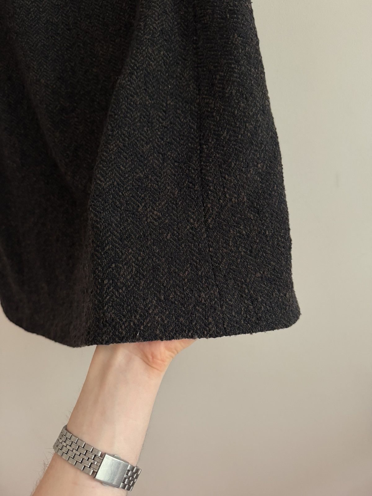 Max Mara Max Mara Virgin Wool A-Line Midi Skirt Size 32" / US 10 / IT 46 - 2 Thumbnail