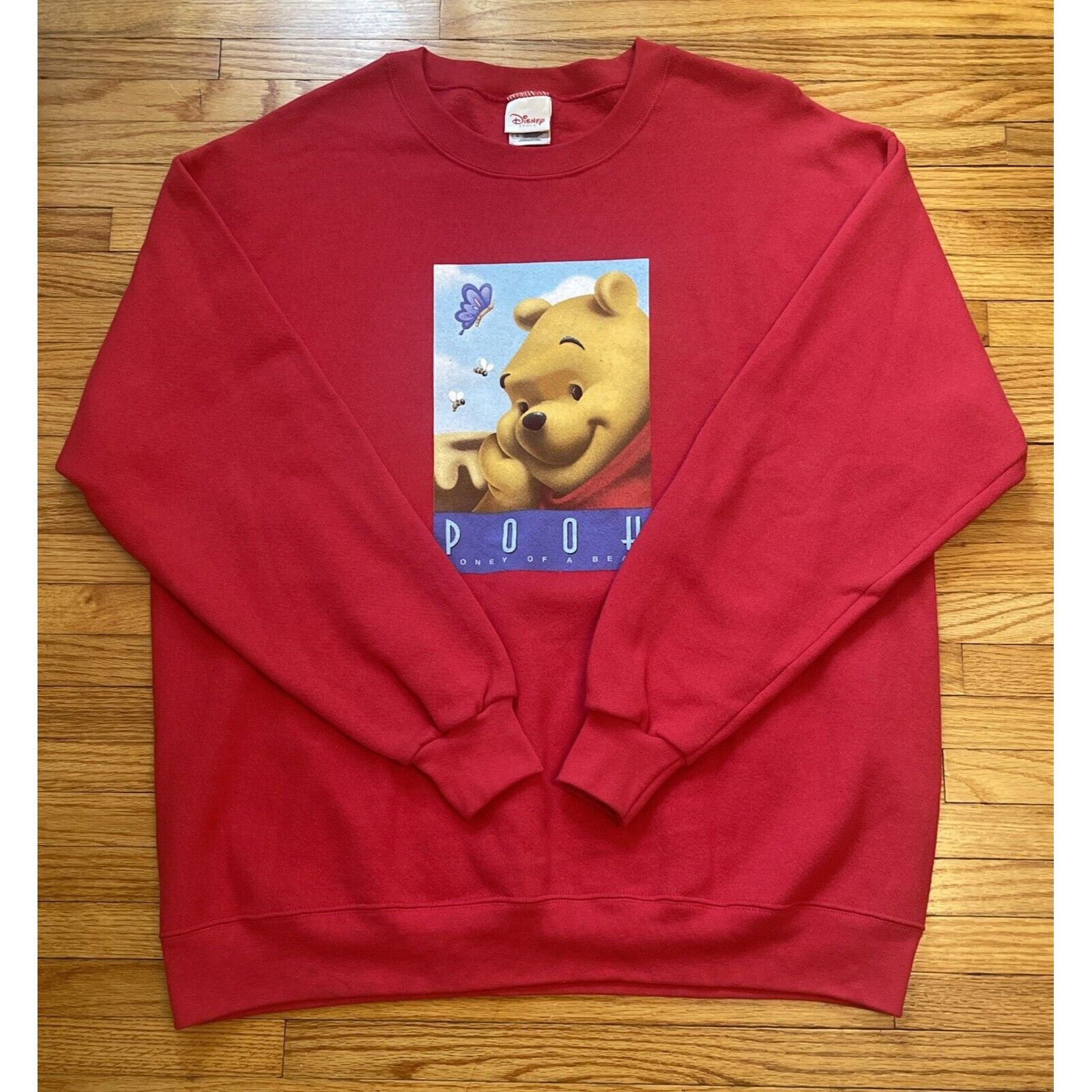 Disney Vintage 90's Large Disney Winnie The Pooh Bear Crewneck Swea Size US L / EU 52-54 / 3 - 3 Thumbnail