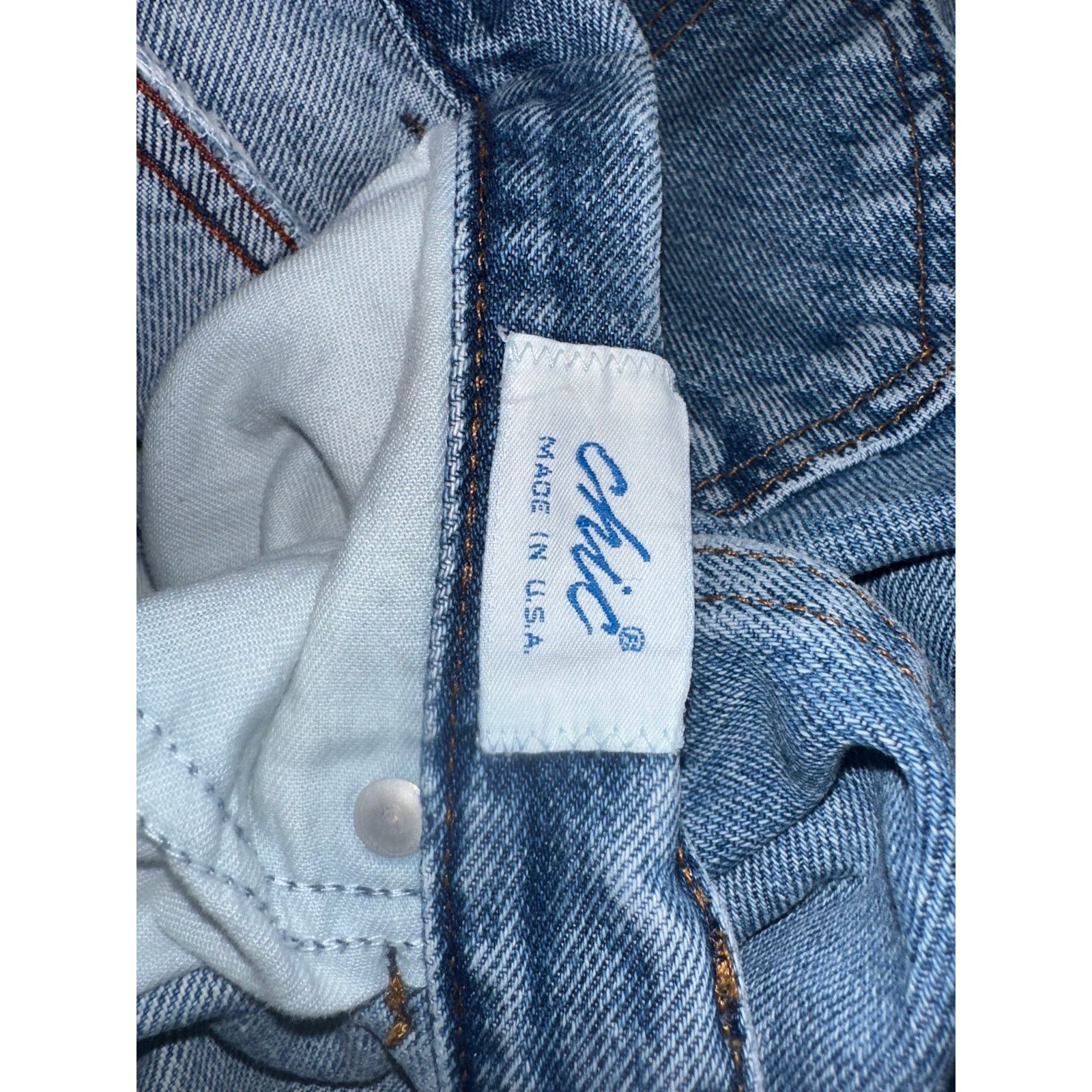Chic & Mode Vintage 80’s Womens Size 34 Chic Jeans High Waist Made USA Size 34" / US 12 / IT 48 - 13 Thumbnail