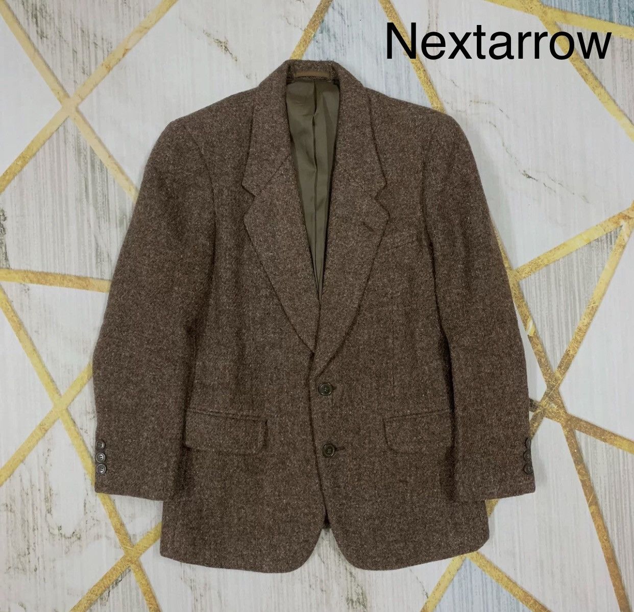 Brown wool suit 2411-Nextarrow