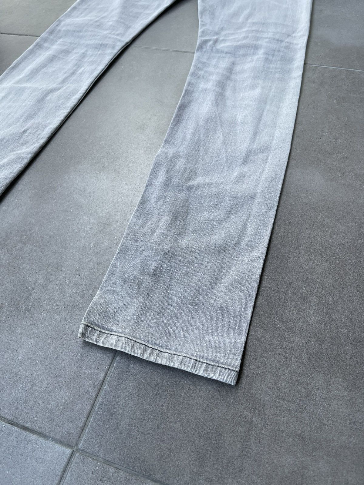 Acne Studios Acne Studios Flex/Zick Washed Gray Denim Pants Size US 31 - 15 Thumbnail