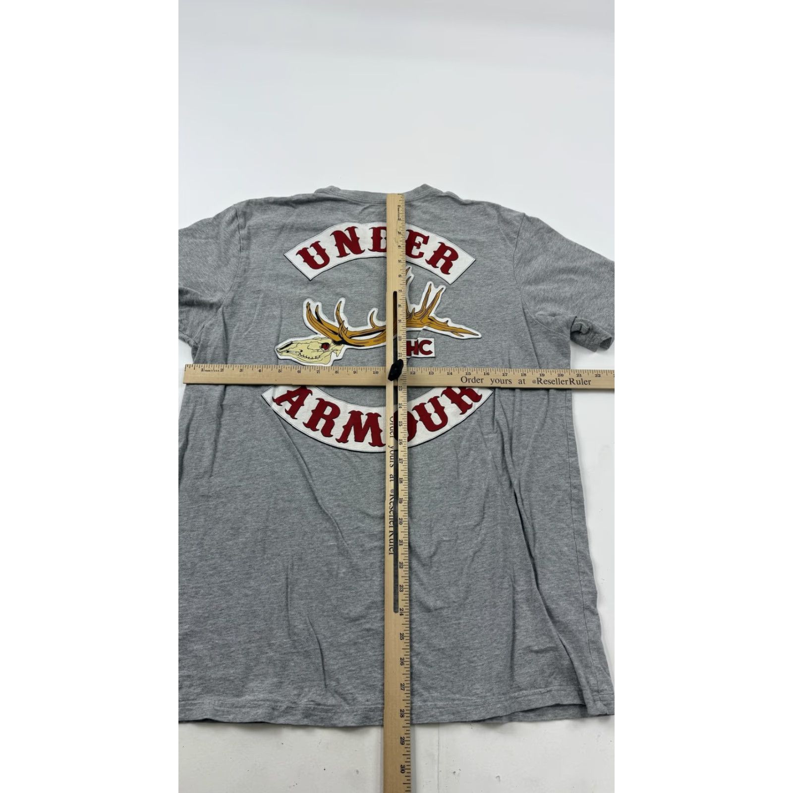 Under Armour Under Armour Shirt Mens M Gray Deer Antler HC Graphic Tee Hunting Outdoor Size US M / EU 48-50 / 2 - 7 Thumbnail
