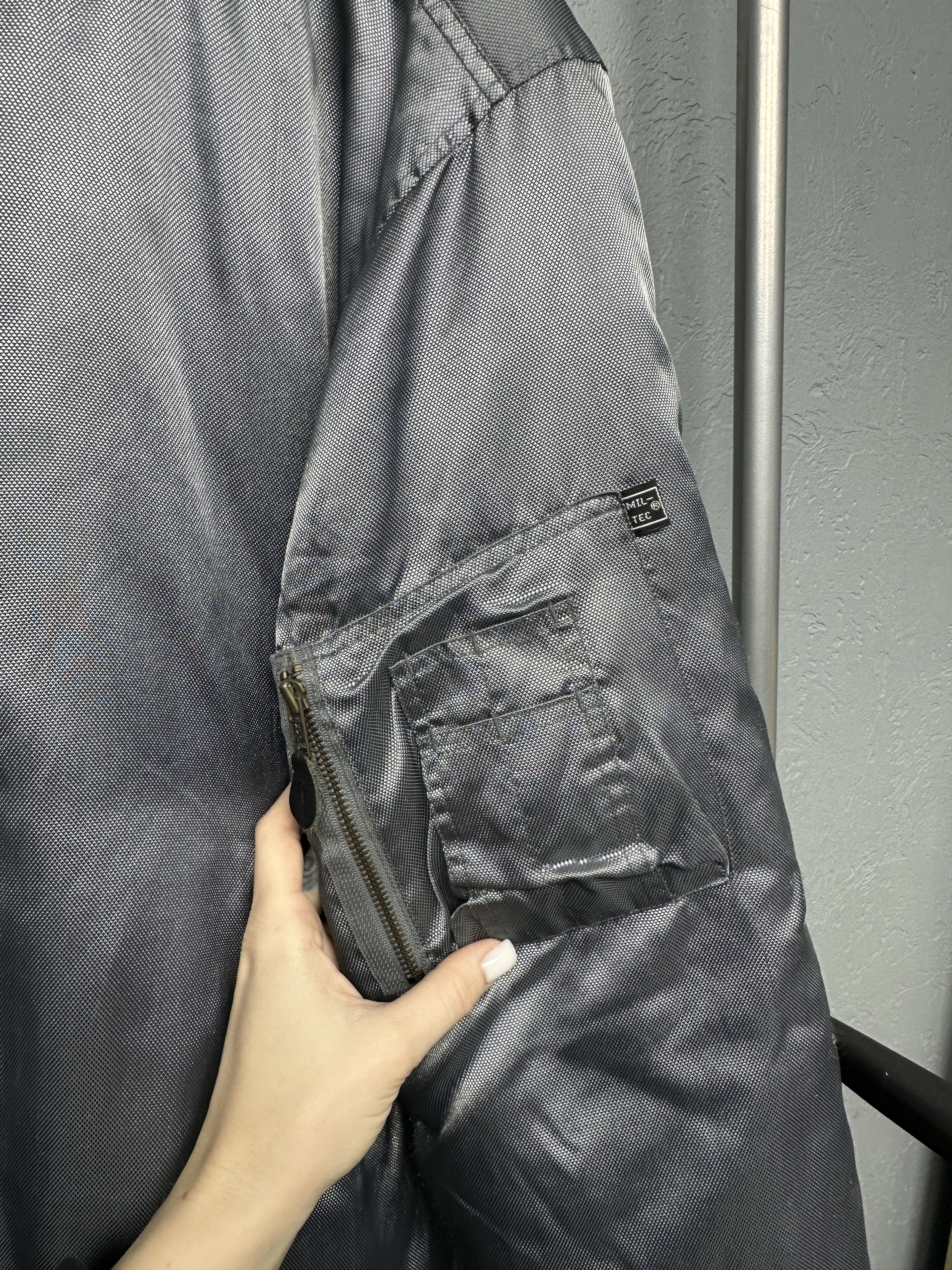 MIL-TEC Mil-Tec Vintage MA1 Pilot Air Force Nylon Bomber Jacket Size US XXL / EU 58 / 5 - 4 Thumbnail