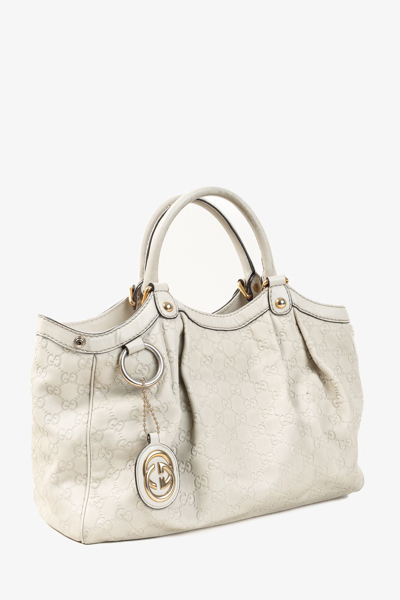 Gucci Gucci Sukey Guccissima Beige Leather Tote Size US 7 / IT 37 - 2 Thumbnail