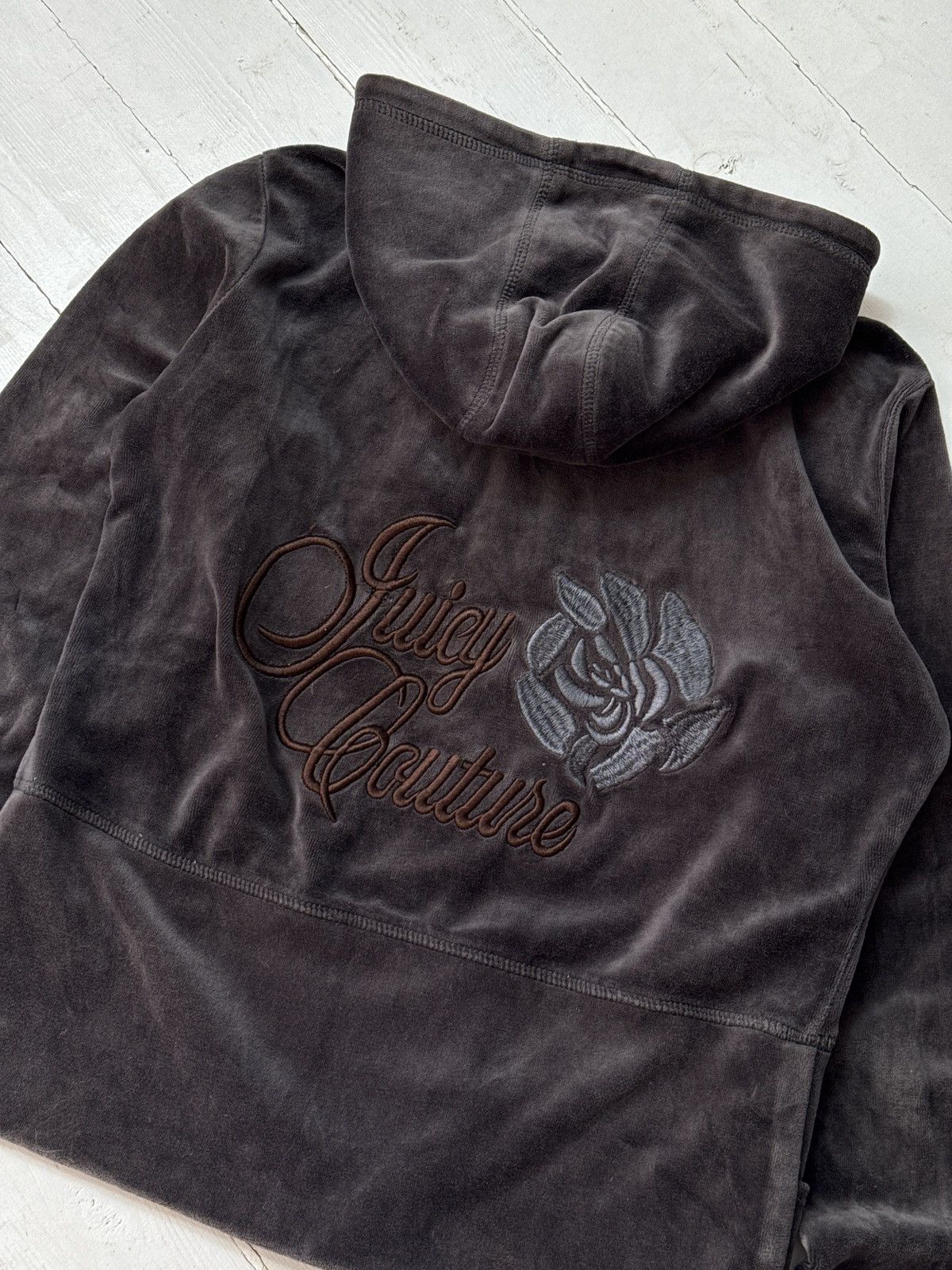 Juicy Couture VINTAGE JUICY COUTURE VELOUR 2000s TRACKSUIT Size S / US 4 / IT 40 - 5 Thumbnail