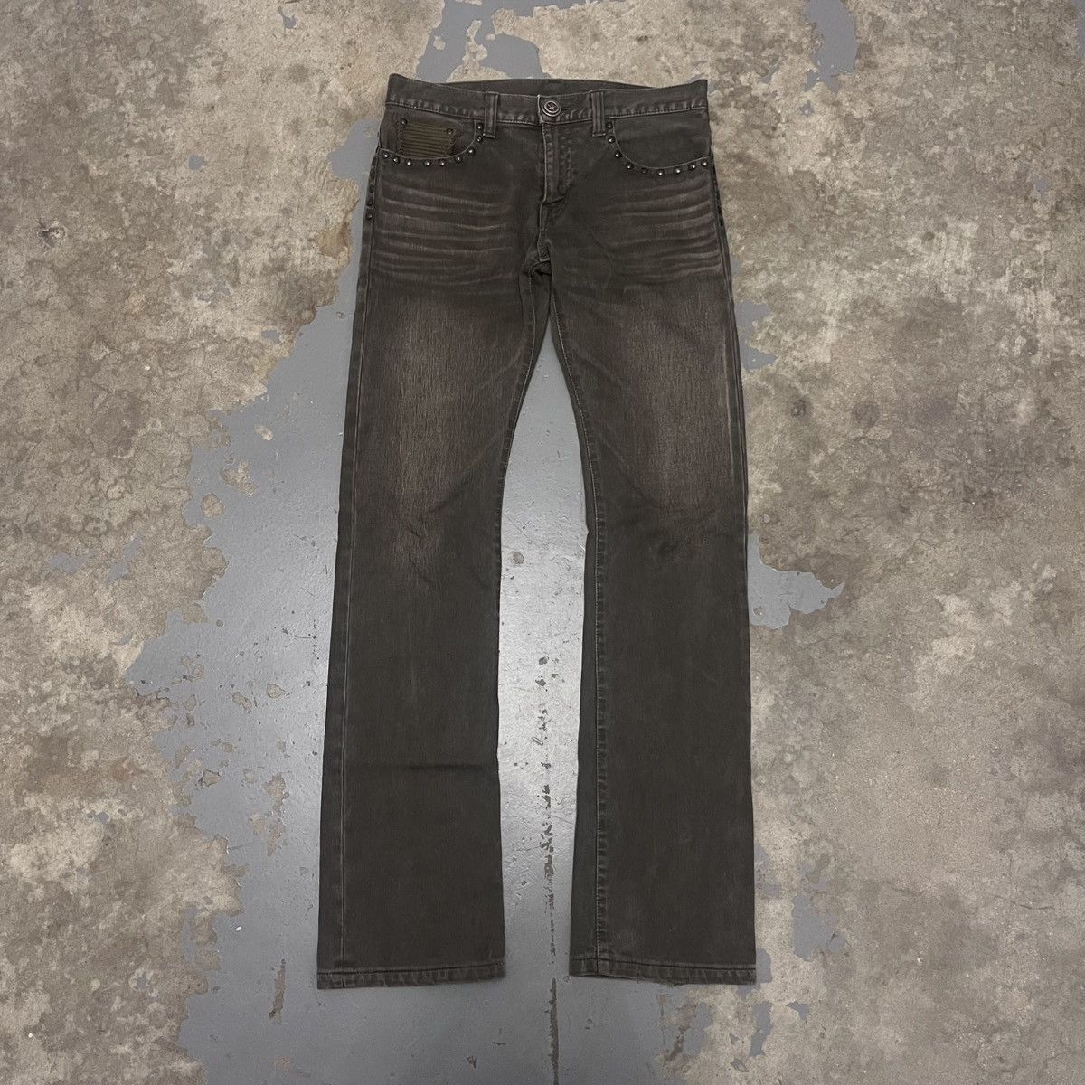 Japanese Brand Led Rechwe studded pants Size US 31 - 1 Thumbnail