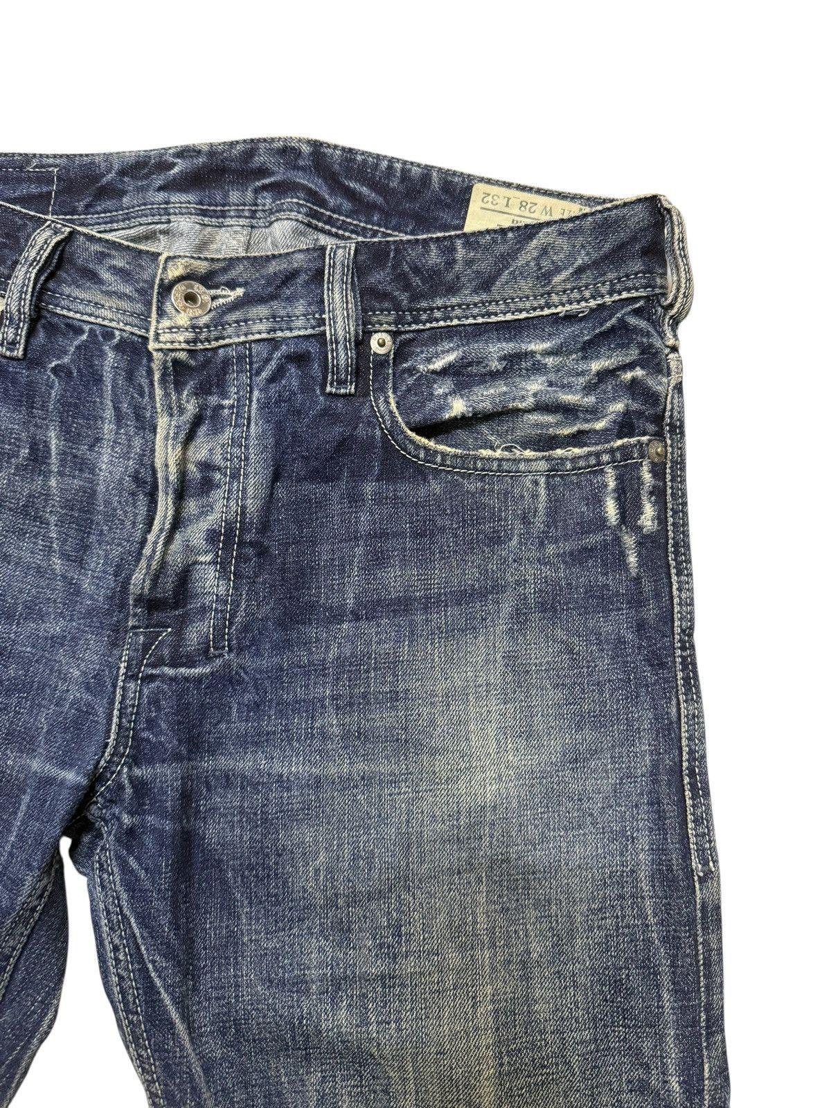 Diesel Flared Jeans Vintage Diesel Zatiny Distressed Boot Cut Denim Size US 30 / EU 46 - 9 Thumbnail
