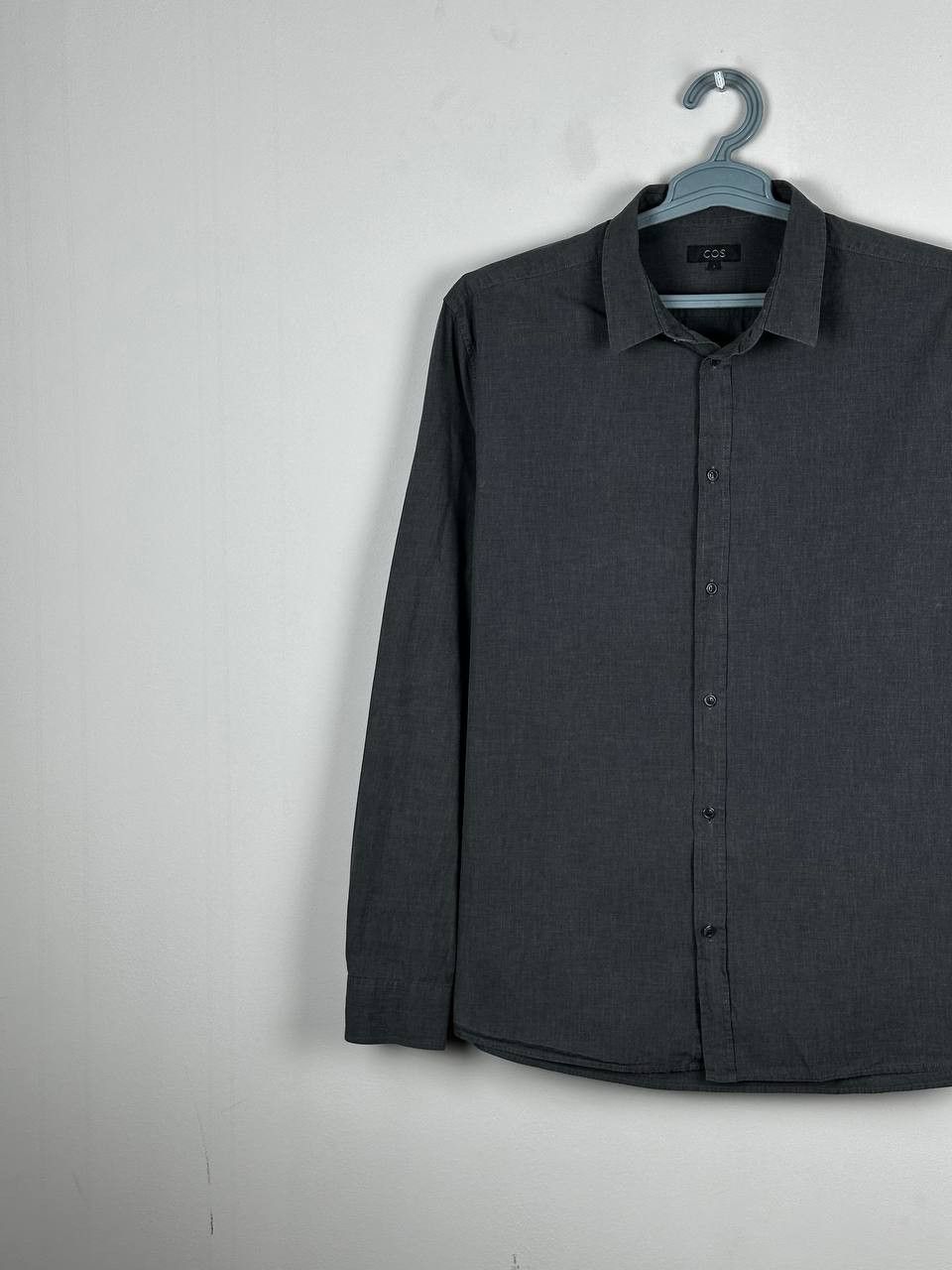 Cos COS Dark Grey Denim Light Casual Shirt Size US L / EU 52-54 / 3 - 3 Thumbnail