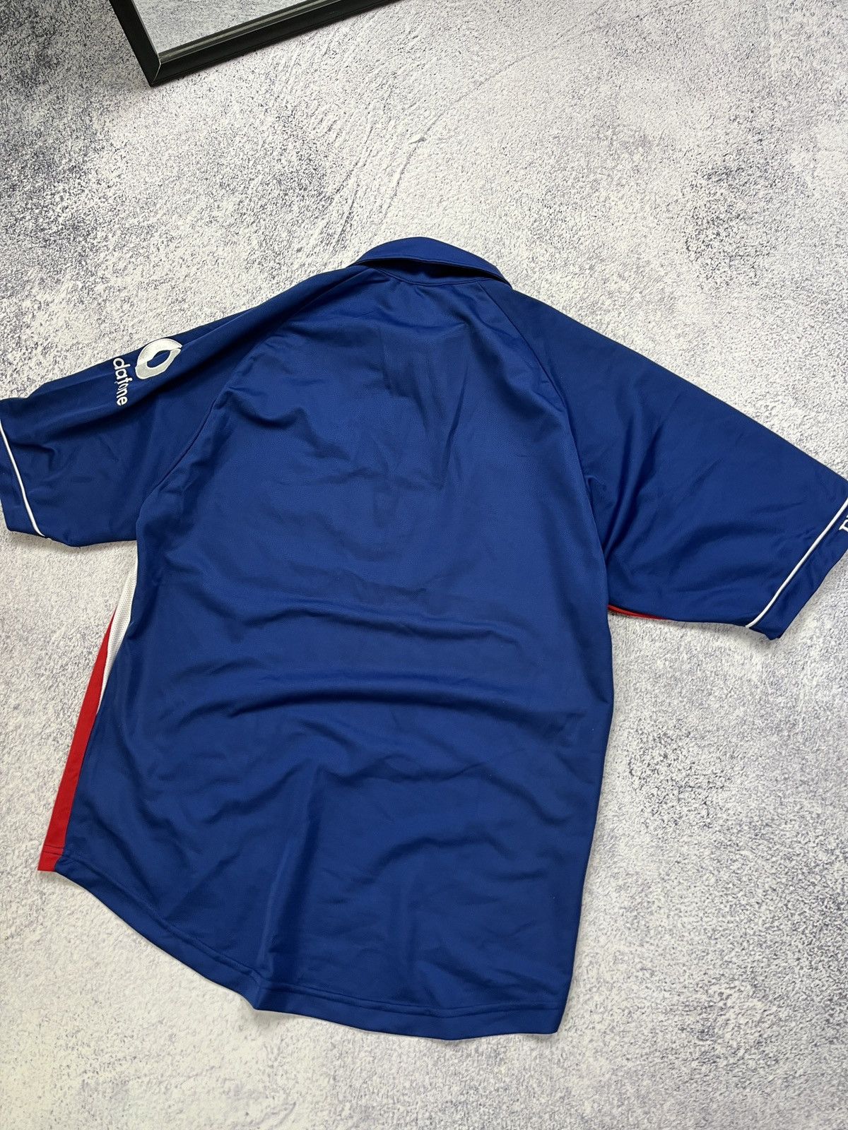 Other × Vintage England Cricket Admiral Vodafone 2000/2002 Polo Shirt Jersey Size US M / EU 48-50 / 2 - 12 Thumbnail
