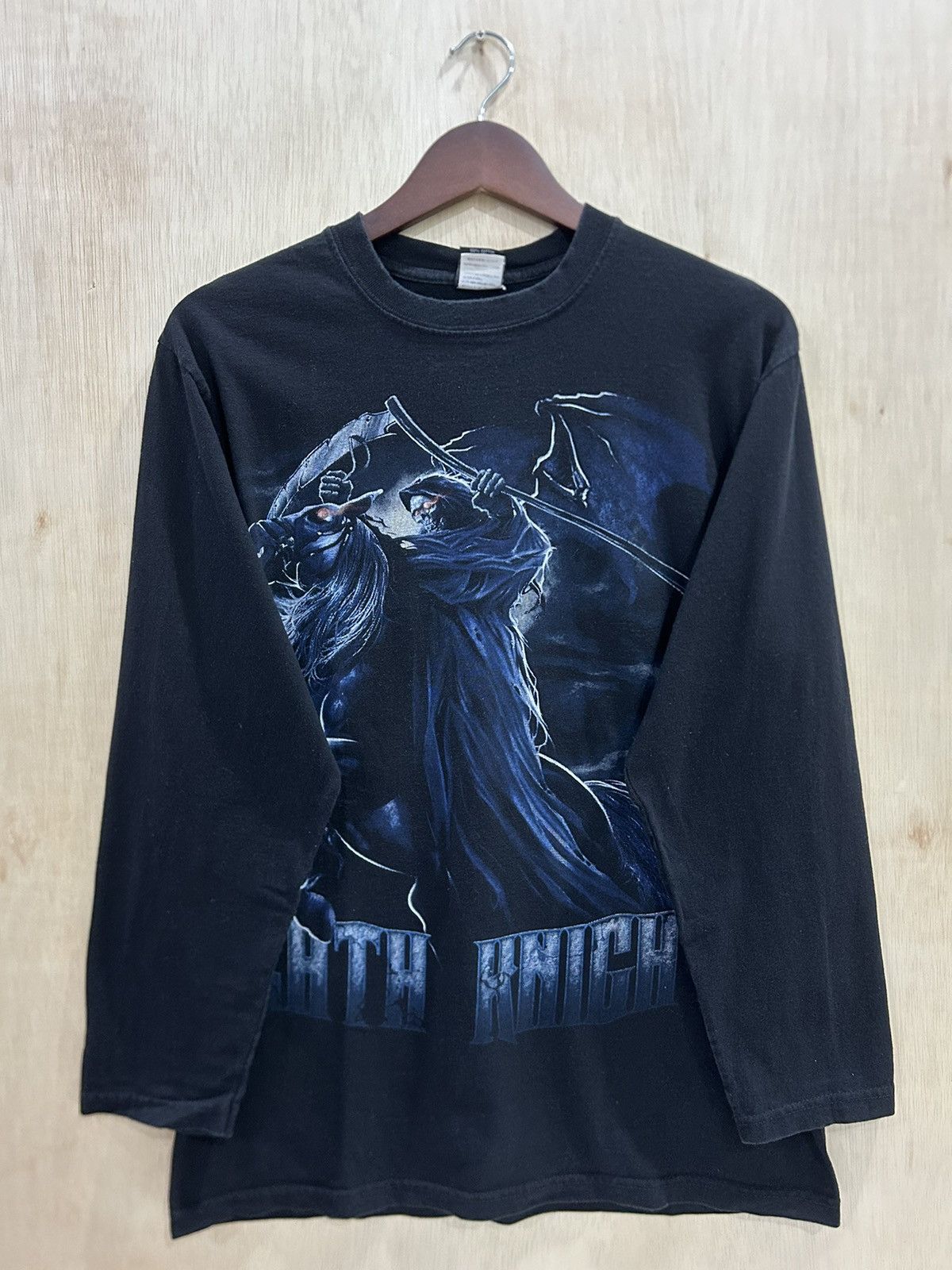 Vintage 2000s Death Knight Grim Reaper Overprint Size US L / EU 52-54 / 3 - 2 Thumbnail