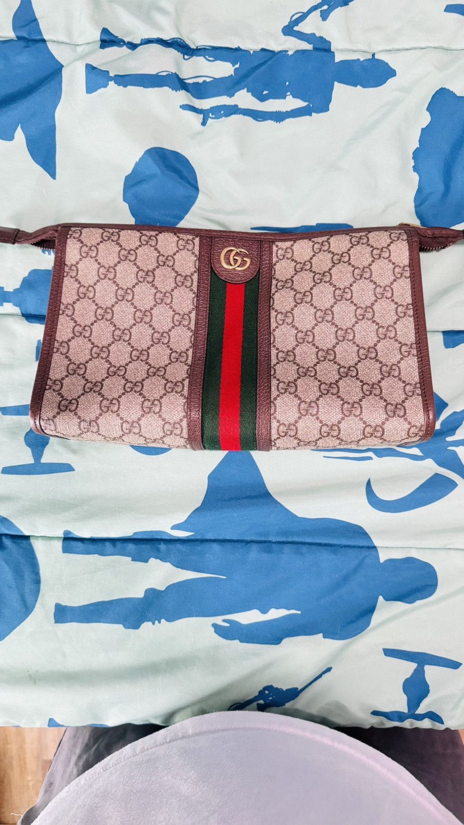 Gucci GUCCI Ophidia Medium Pouch 598234 CLUTCH BAG Size ONE SIZE - 1 Thumbnail