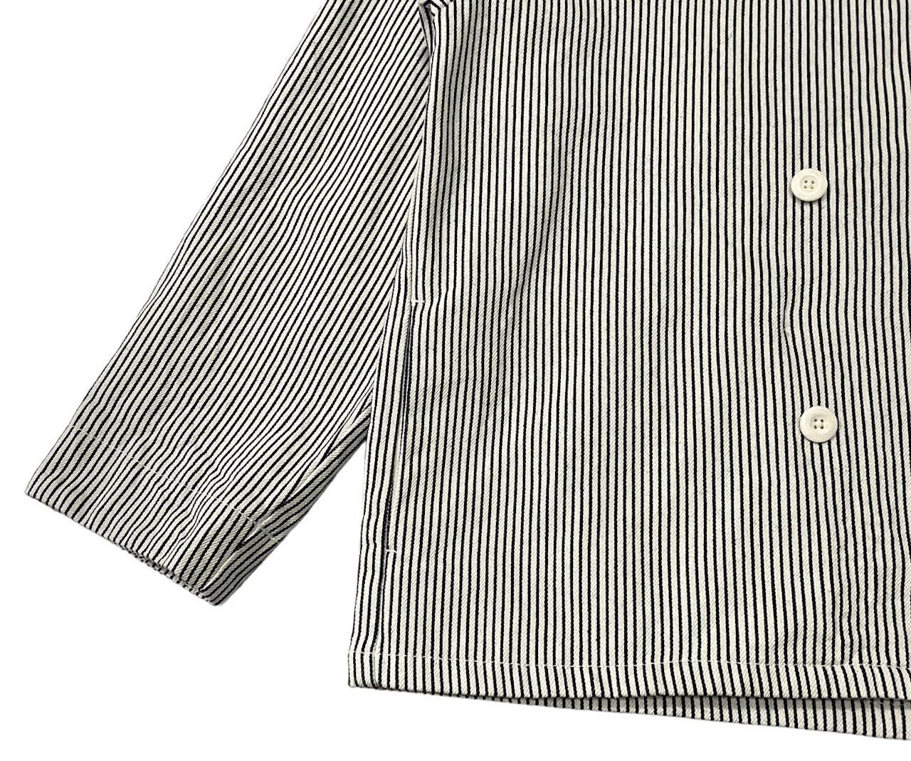 Japanese Brand × Studio Seven 💥STUDIO SEVEN HONEST DELI HICKORY BUTTON JACKET Size US XL / EU 56 / 4 - 7 Thumbnail