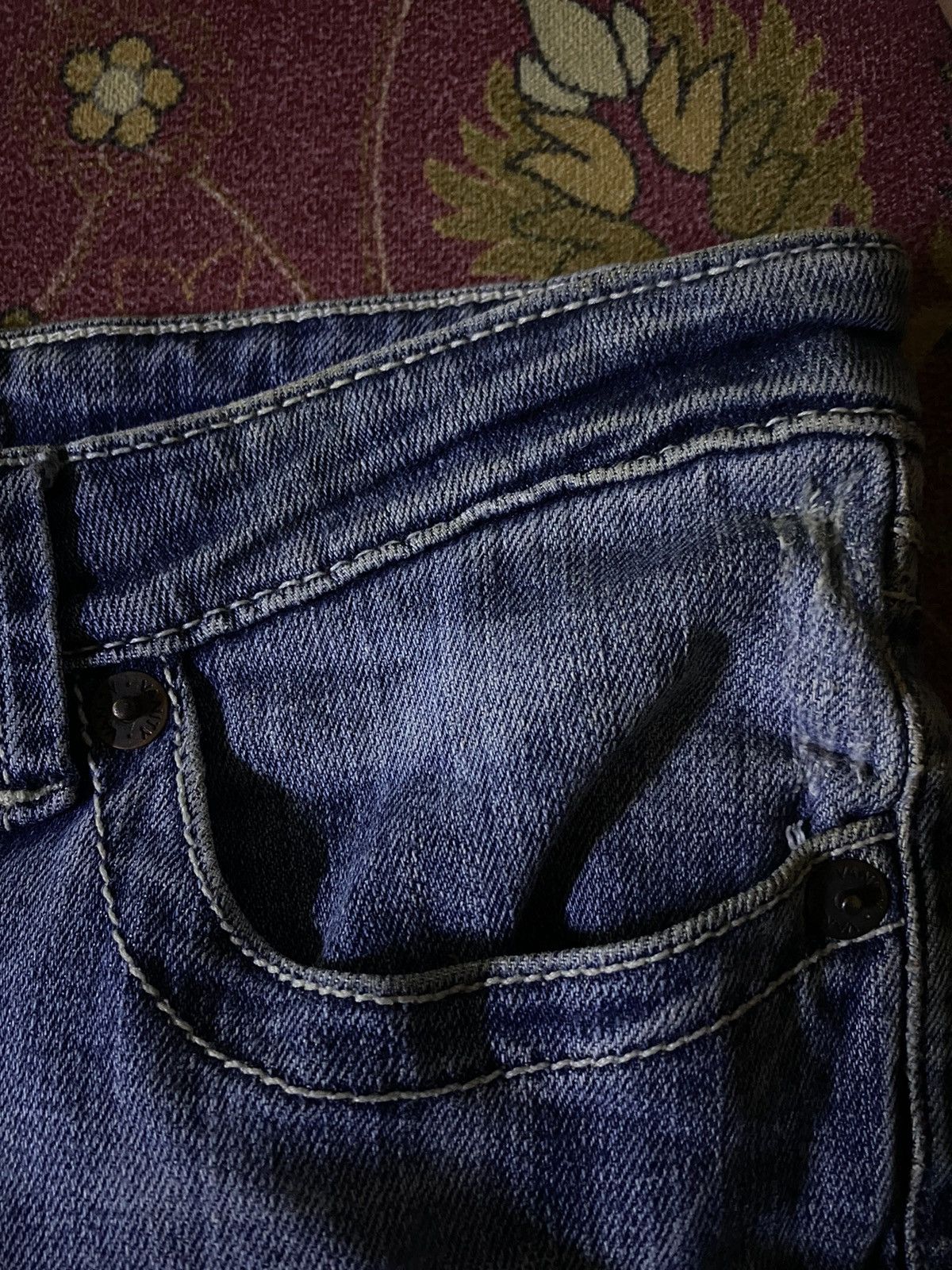 If Six Was Nine × Japanese Brand × Le Grande Bleu (L.G.B.) 🔥FLARE🔥Japanese Brand Vanity Premium Super Flare Denim Size US 33 - 7 Thumbnail