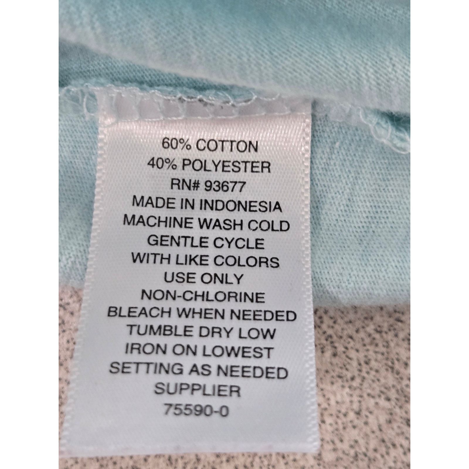 Other A.N.A. Light Blue Slub Knit T Shirt XXL Plus Lightweight Size 3XL / US 20-22 - 5 Thumbnail