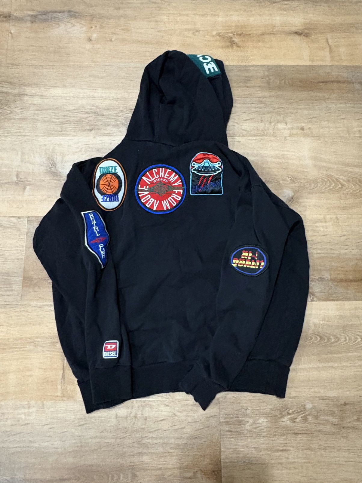 Diesel Diesel Patch Hoodie Size US XXL / EU 58 / 5 - 2 Thumbnail