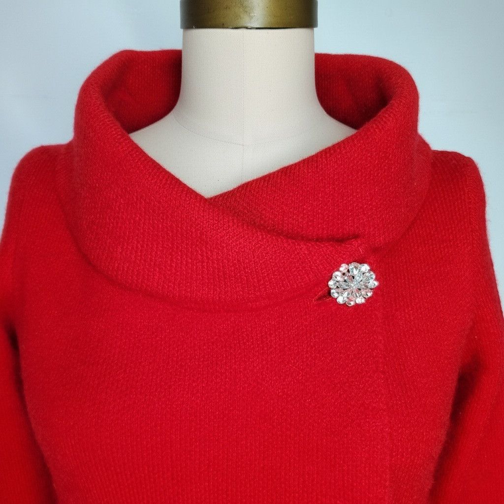 Other Adrienne Vittadini Size S Sweater Shrug Jacket Thick Knit Size S / US 4 / IT 40 - 5 Thumbnail