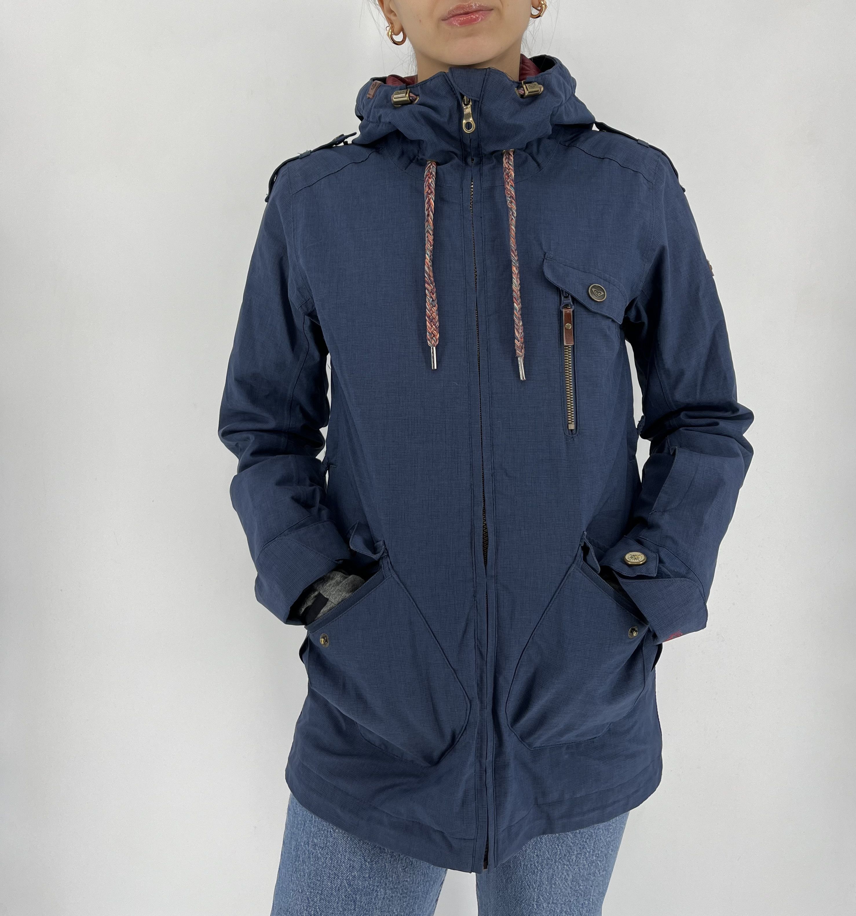 Quiksilver × Vintage Vintage 90s Roxy Quicksilver Jacket pull over ski jacket Size XS / US 0-2 / IT 36-38 - 2 Thumbnail