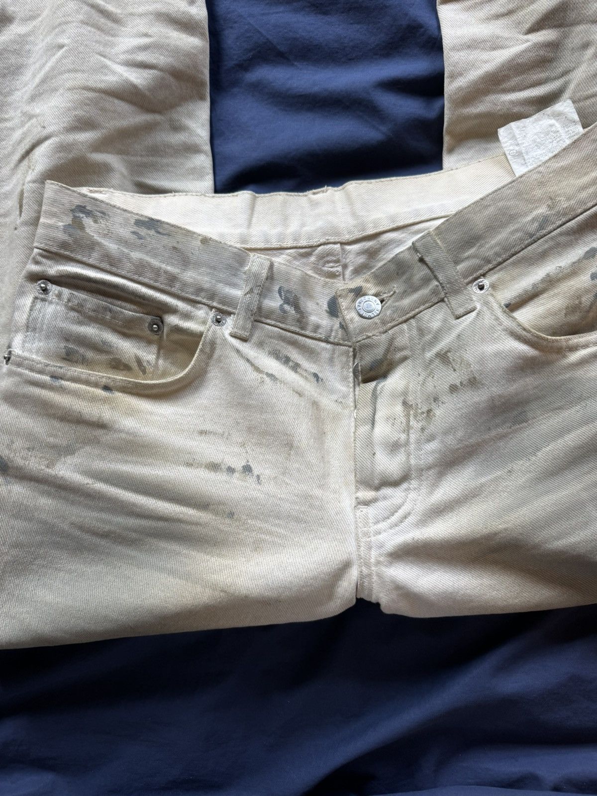 Helmut Lang Helmut Lang SS03 painter dirty wash denim Size US 29 - 2 Thumbnail