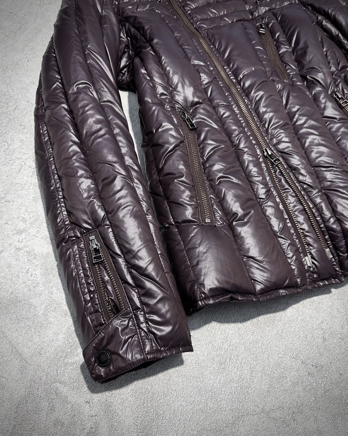 Japanese Brand ABX Fur Neck Rider Down Jacket Size US M / EU 48-50 / 2 - 5 Thumbnail