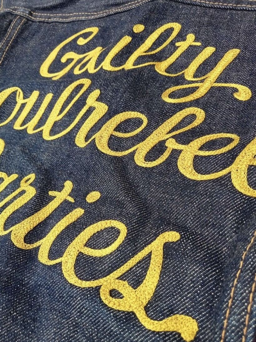 Wacko Maria Wacko Maria Guilty Parties Natural Faded Denim Jacket Size US M / EU 48-50 / 2 - 6 Thumbnail