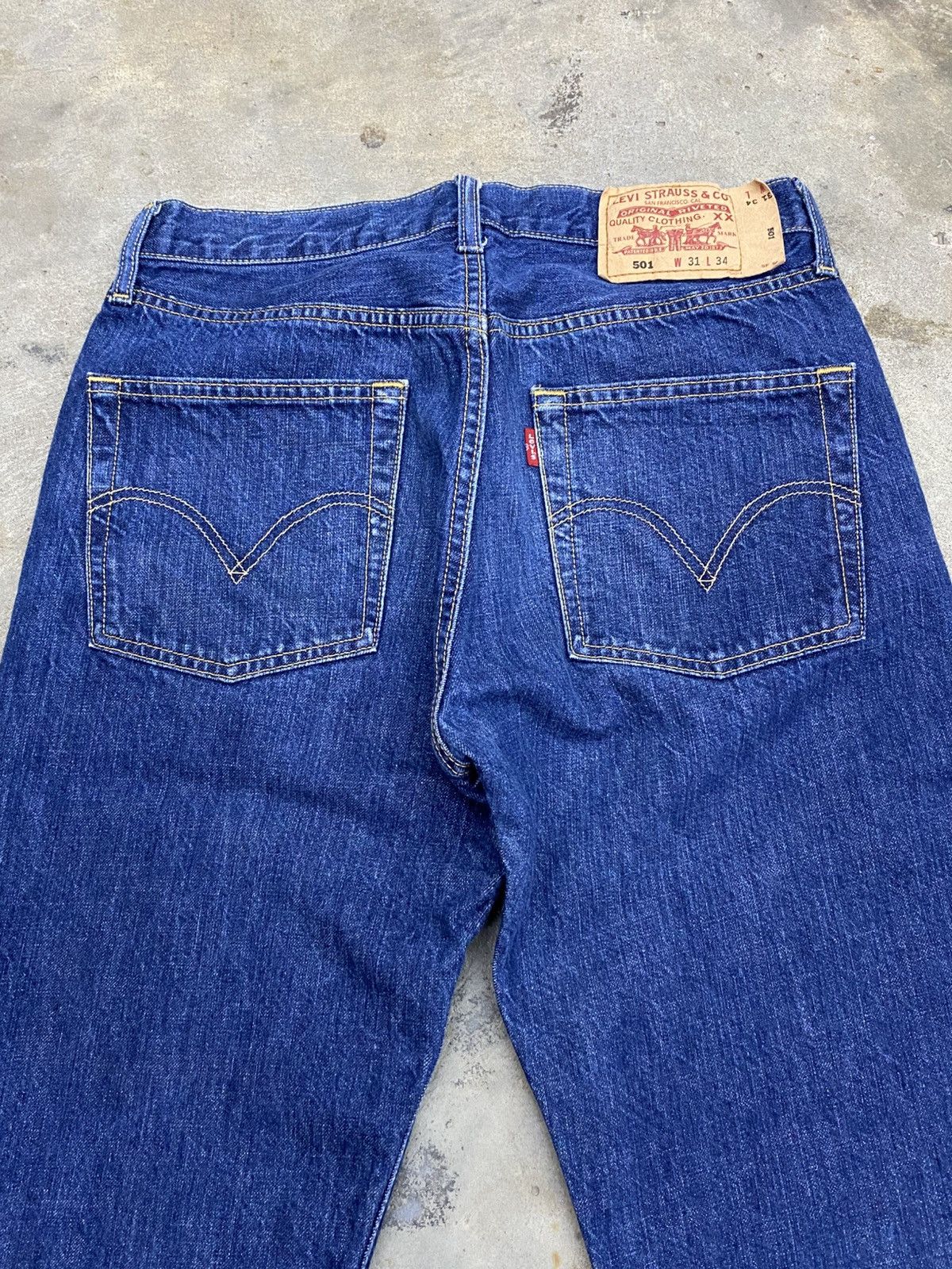 Levi's × Levi's Vintage Clothing × Vintage 💥Bindding Offer💥 levis 501 blue jeans pant Size US 29 - 7 Thumbnail