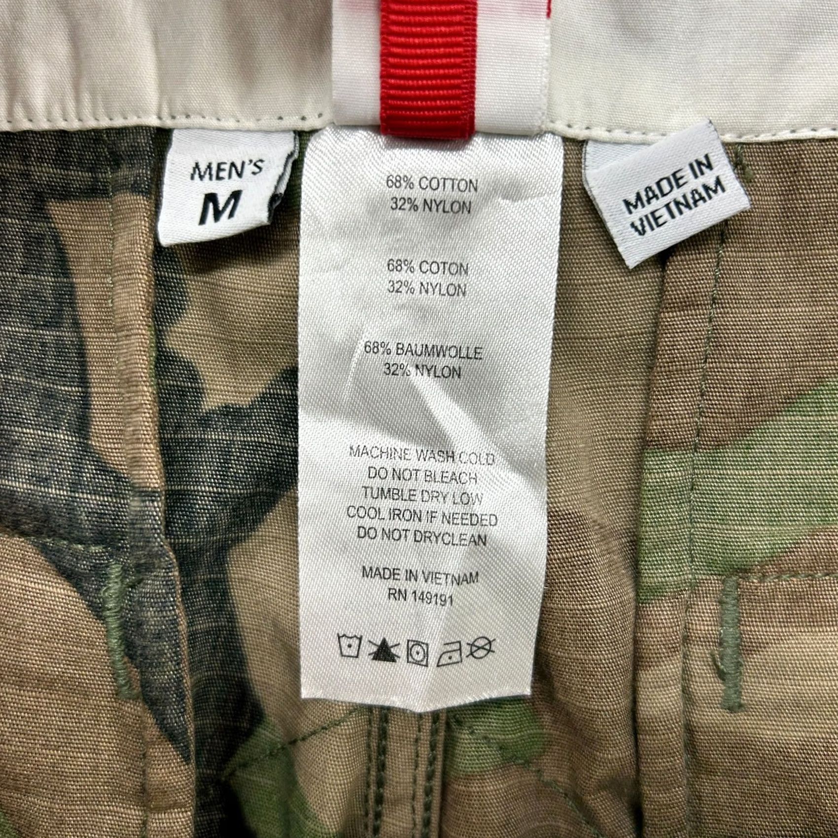 Topo Designs Topo Designs Pants Mens M Woodland Camo Cargo Ripstop Army Military Tactical Regular Straight Pocket Cargo Pants Multicolor Cotton Topo Designs Brand Size US 31 - 4 Thumbnail