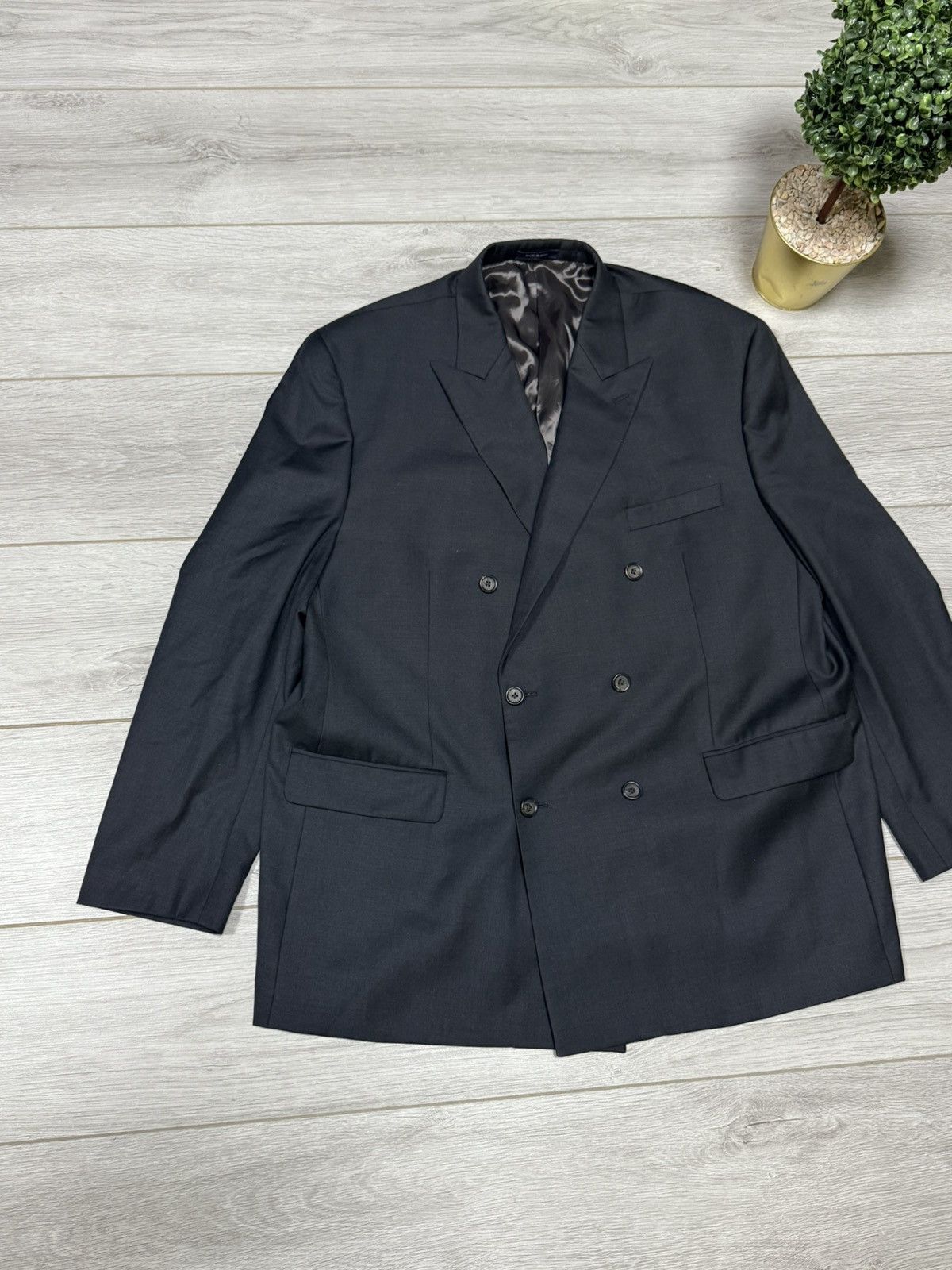 Polo Ralph Lauren Polo Ralph Lauren double breasted blazer jacket wool Size 48R - 7 Thumbnail