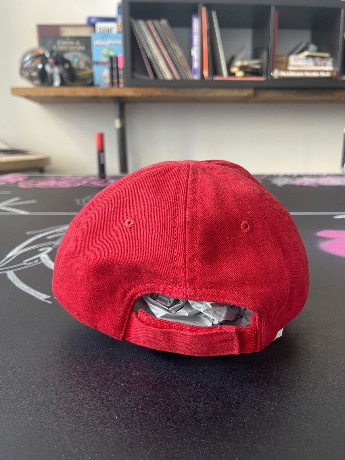 Balenciaga GYM WEAR RED CAP Size ONE SIZE - 3 Thumbnail