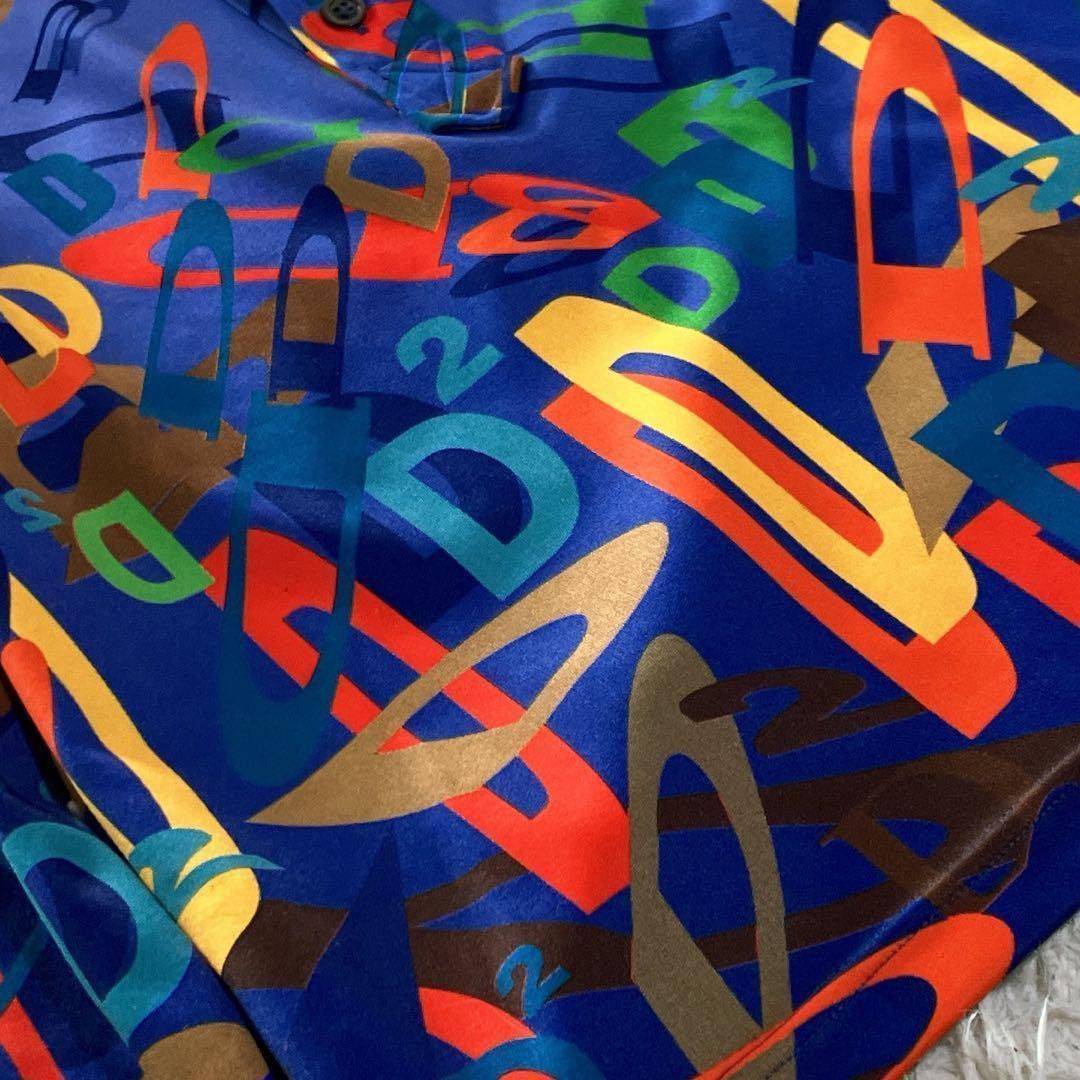 Dsquared2 Dsquared2 S/S 1997 Early Web Design Printed Button-Up Shirt Size US S / EU 44-46 / 1 - 7 Thumbnail