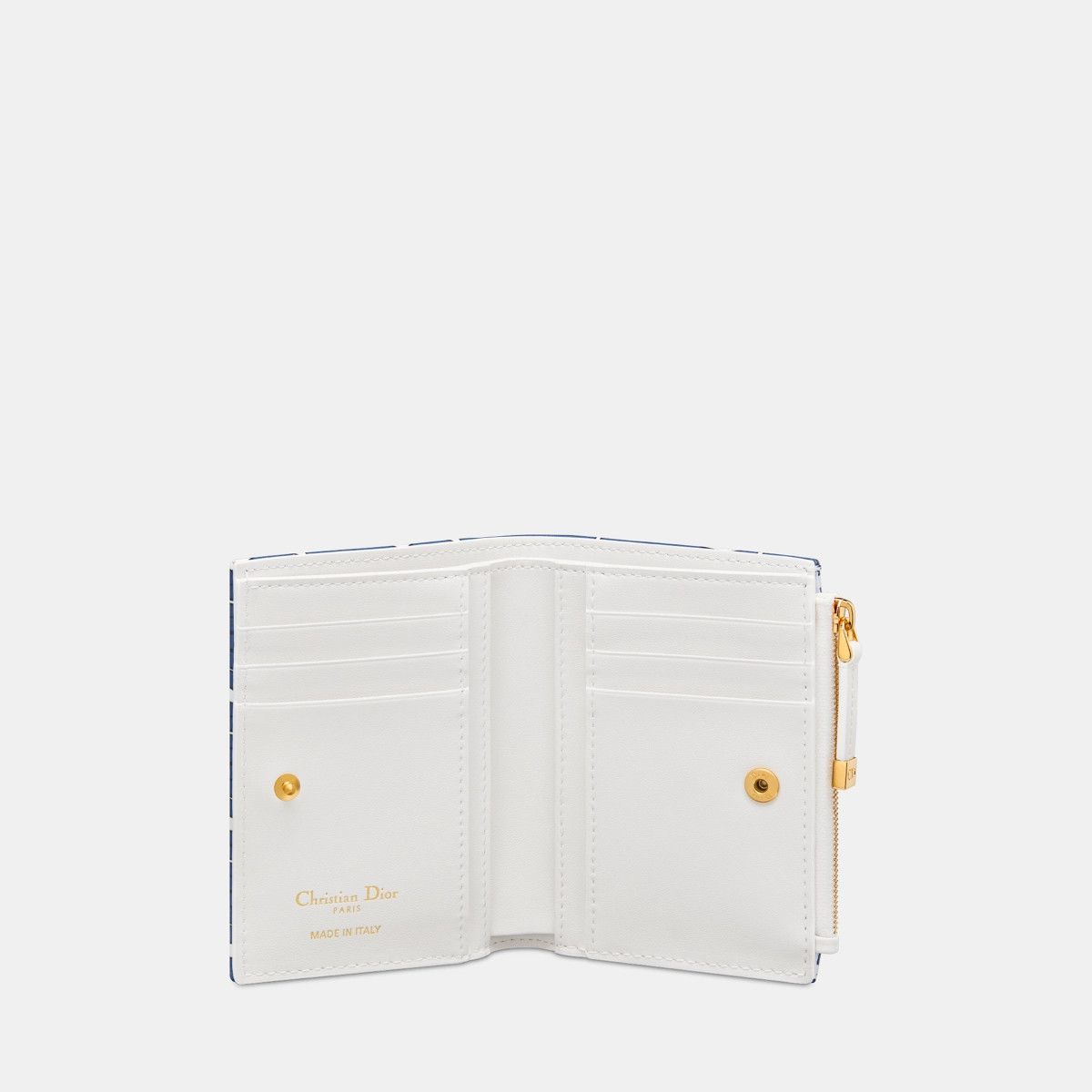 Dior o1bcso1str0226 Size:OS/ Dahlia Wallet in White/Blue Size ONE SIZE - 3 Thumbnail