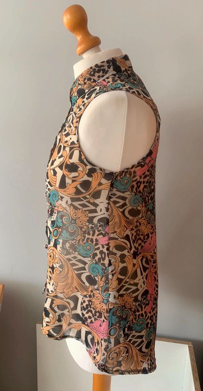Other Avant Garde Alternative Vintage Y2K Dress with Tree Print Size M / US 6-8 / IT 42-44 - 3 Thumbnail