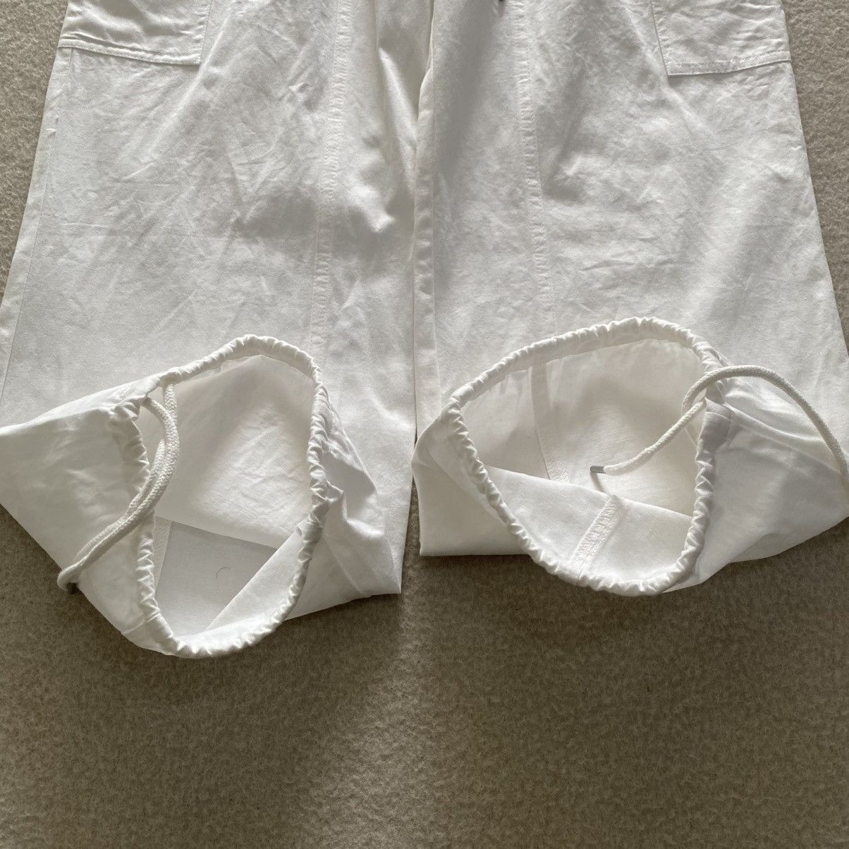 Japanese Brand × Le Grande Bleu (L.G.B.) GRL White Ballon Parachute Cargo Pants w24-34'inches Size 30" / US 8 / IT 44 - 4 Thumbnail