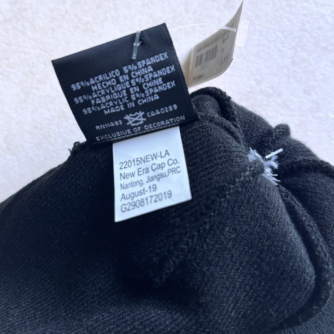 Supreme Supreme x New Era Script Cuff Beanie FW 19 BLACK Size ONE SIZE - 9 Thumbnail