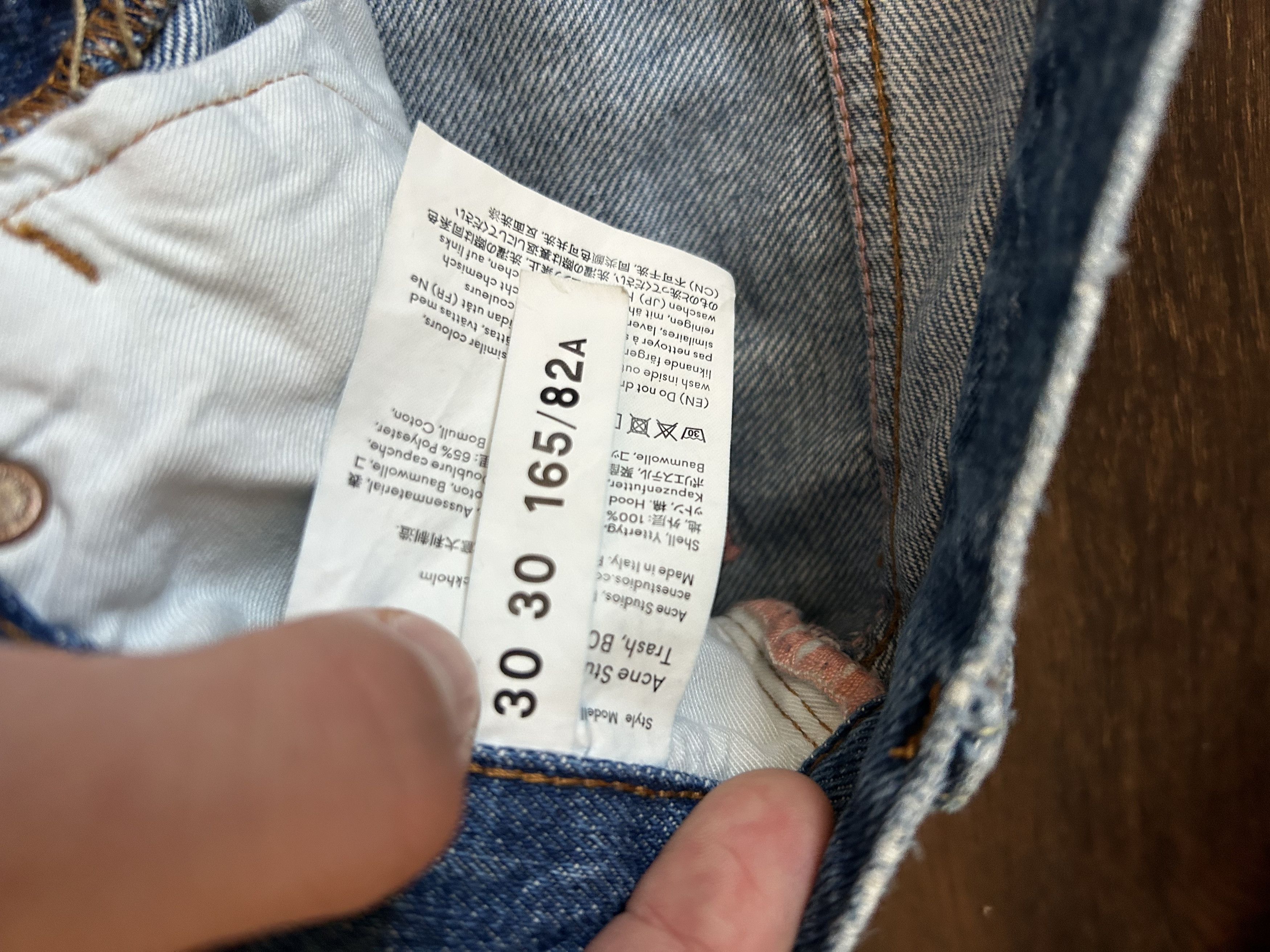 Acne Studios ACNE STUDIOS x Blå Konst 1996 straight jeans Size US 31 - 3 Thumbnail