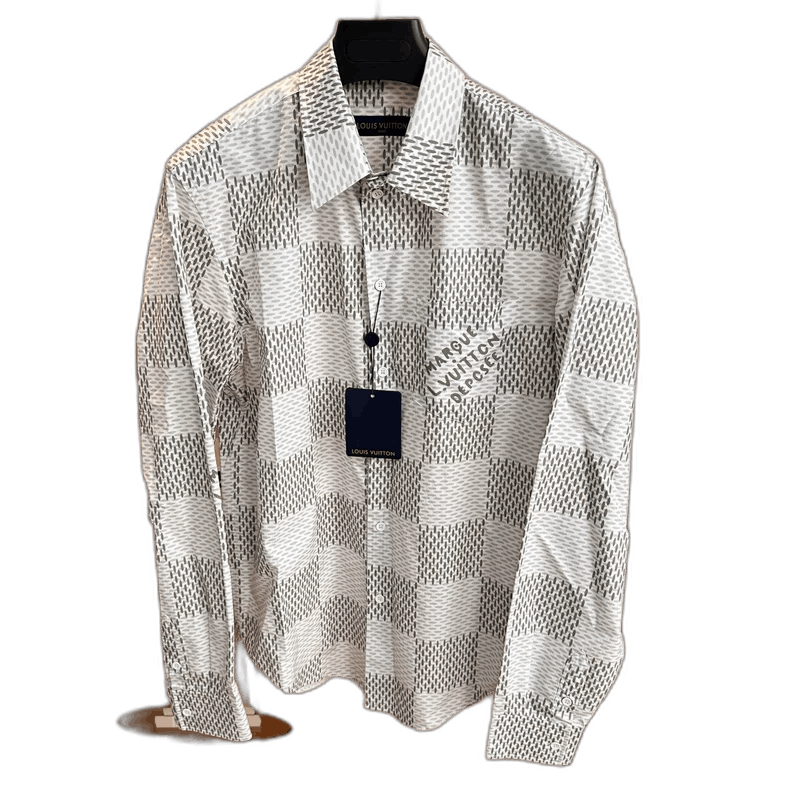 Louis Vuitton Louis Vuitton New Checkerboard Shirt L Size -2505 Size US L / EU 52-54 / 3 - 1 Thumbnail