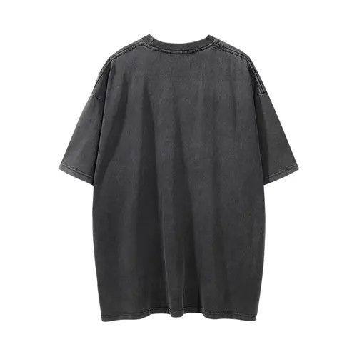 Other Men's cat print distressed washed short-sleeved T-shirt Size US L / EU 52-54 / 3 - 2 Thumbnail
